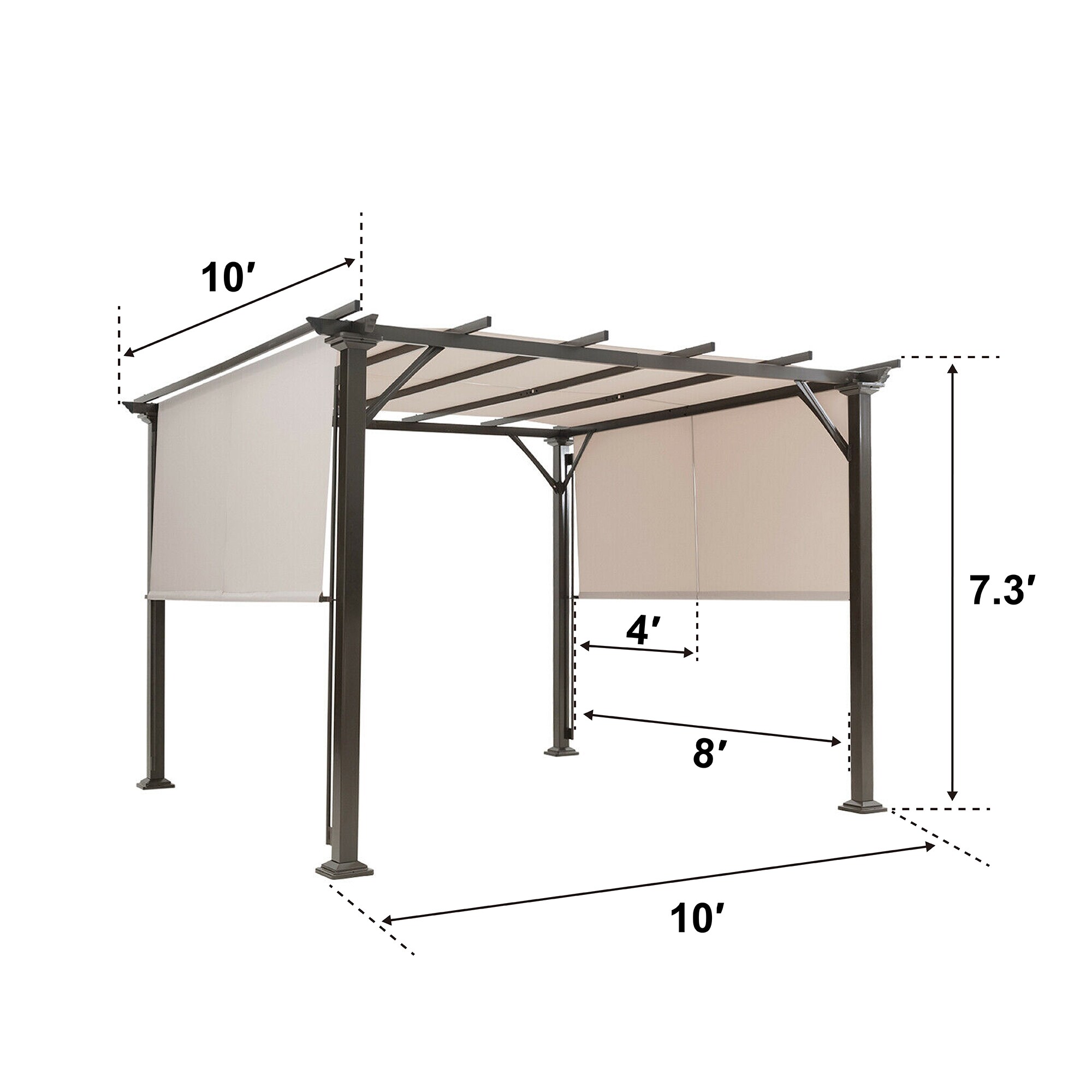 WELLFOR DOG70482BE+ Pergolas-2 - View #2