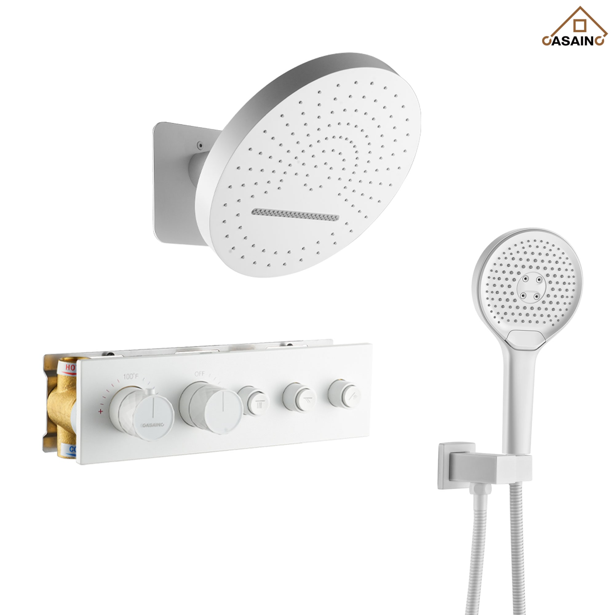 CASAINC WE-SS21BG Showerhead-Bar-Panels - View #6
