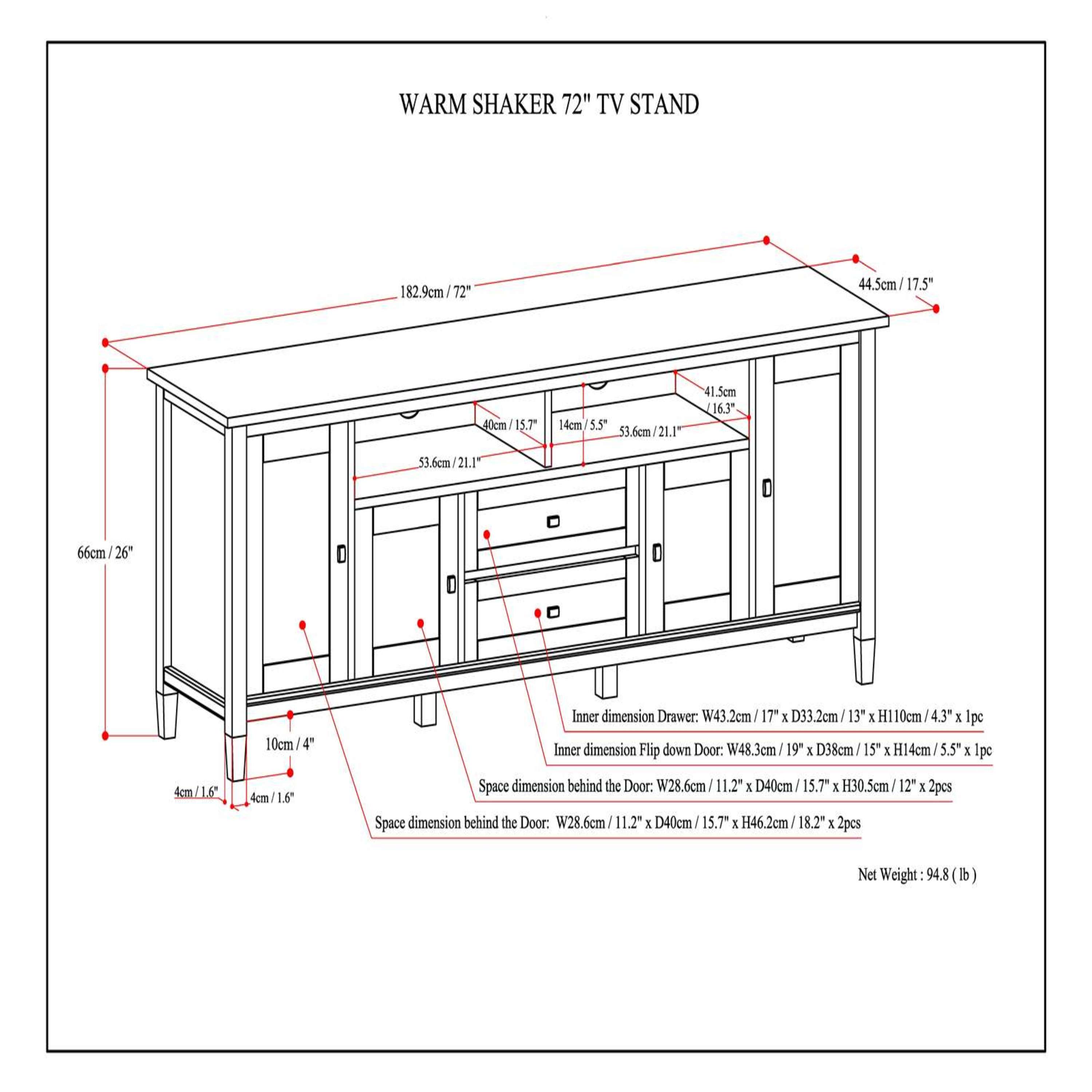 Simpli Home AXWSH003-72RNAB Tv-Stands - View #6