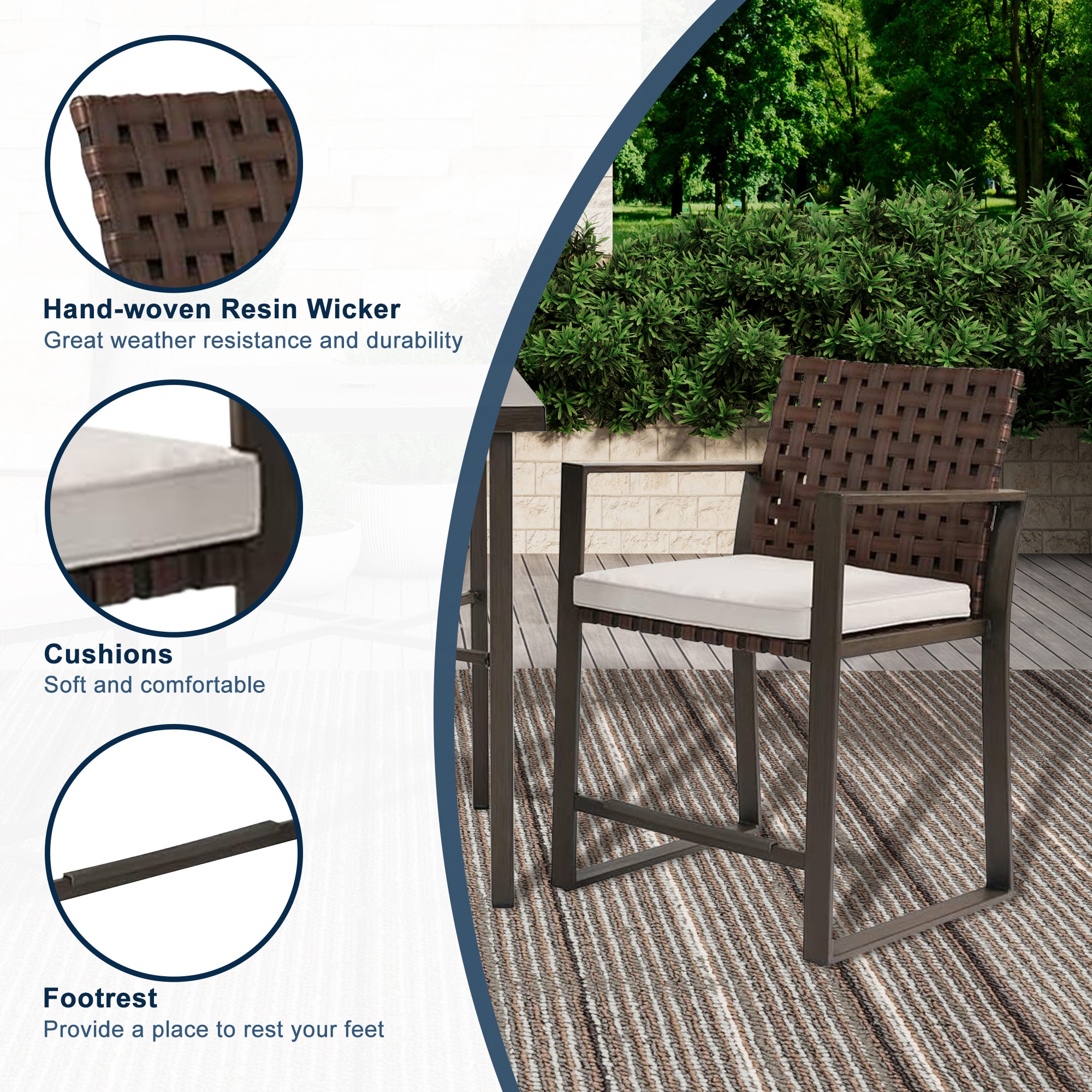 Clihome CL5251090000001 Patio-Conversation-Sets - View #5