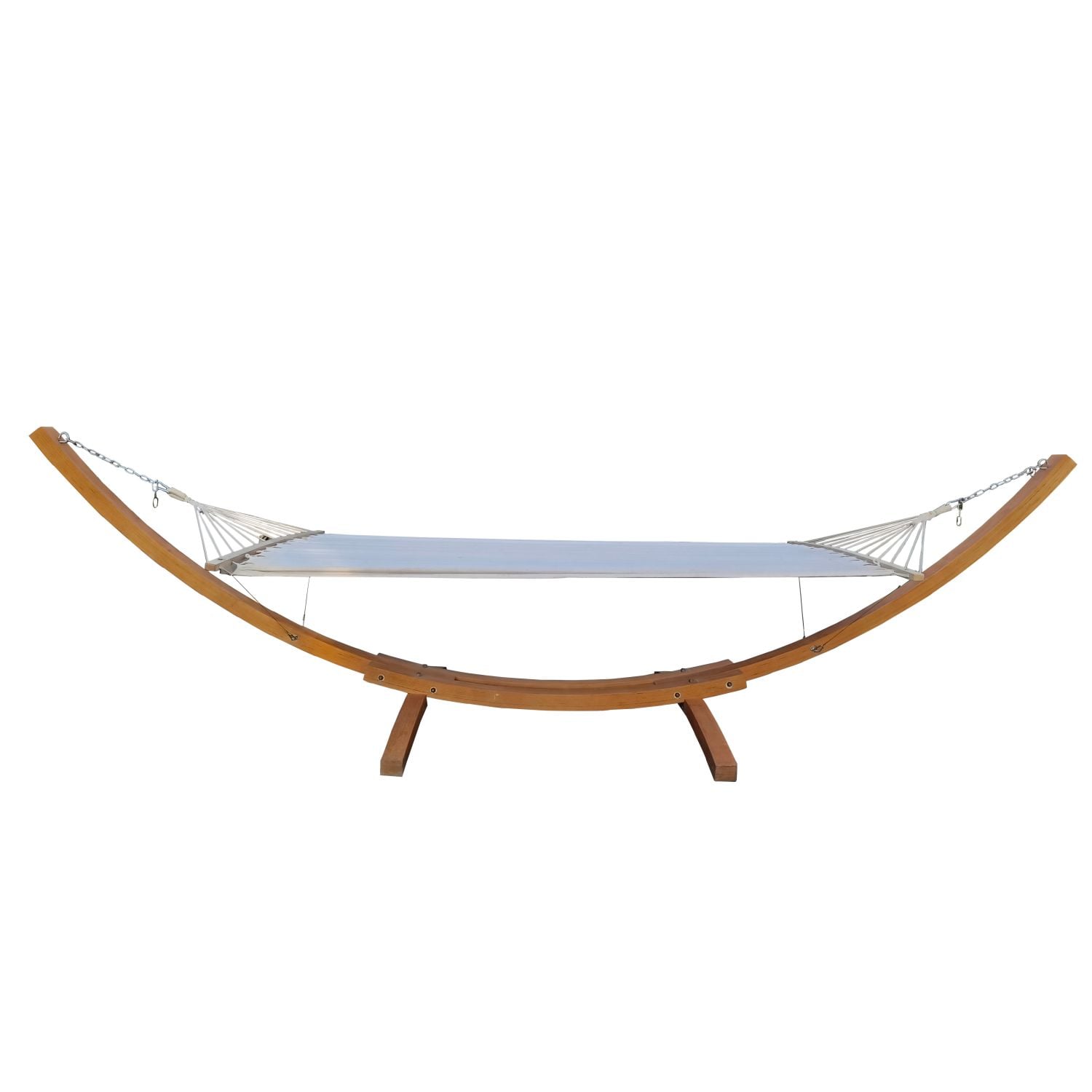 ToolCat PG2-183-PT White Fabric Hammock chair with Stand