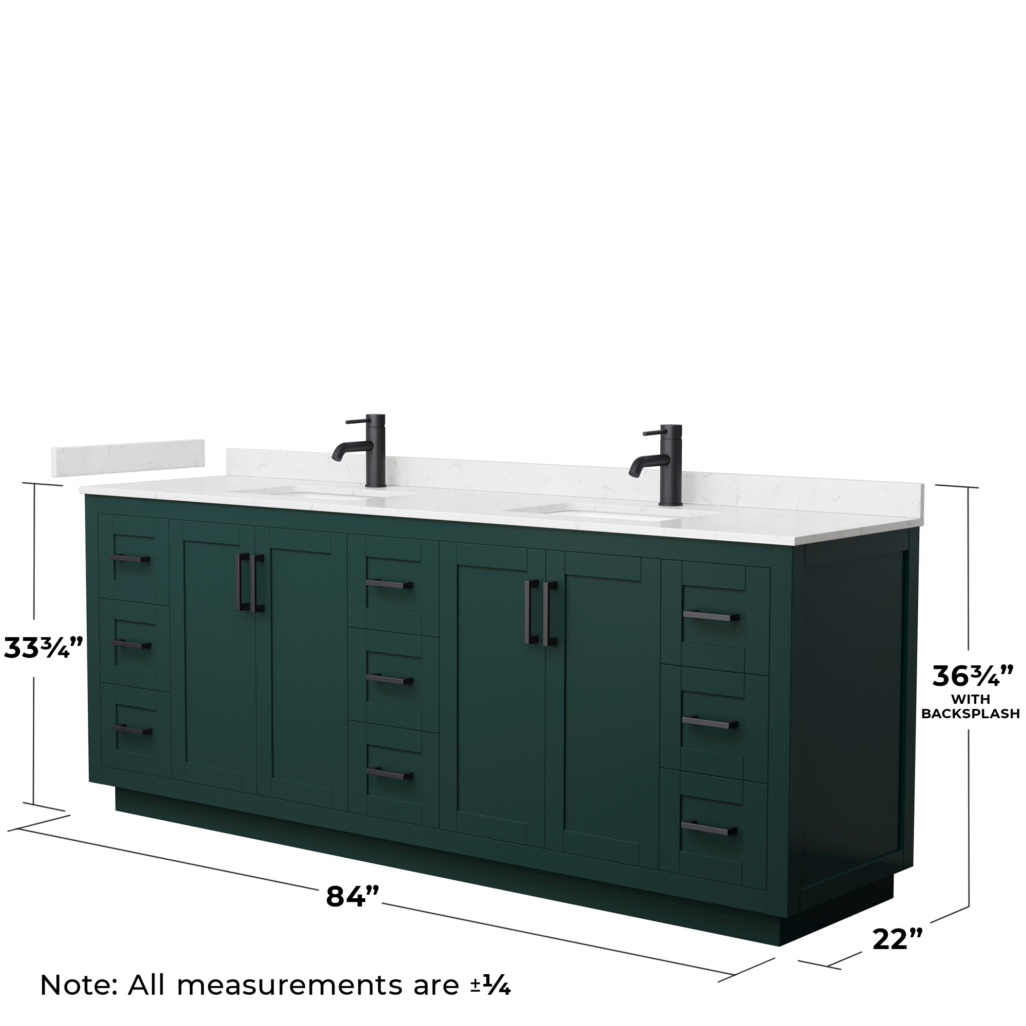 Wyndham Collection WCF292984DGKC2UNSMXX Bath-Vanity-Combo - View #5