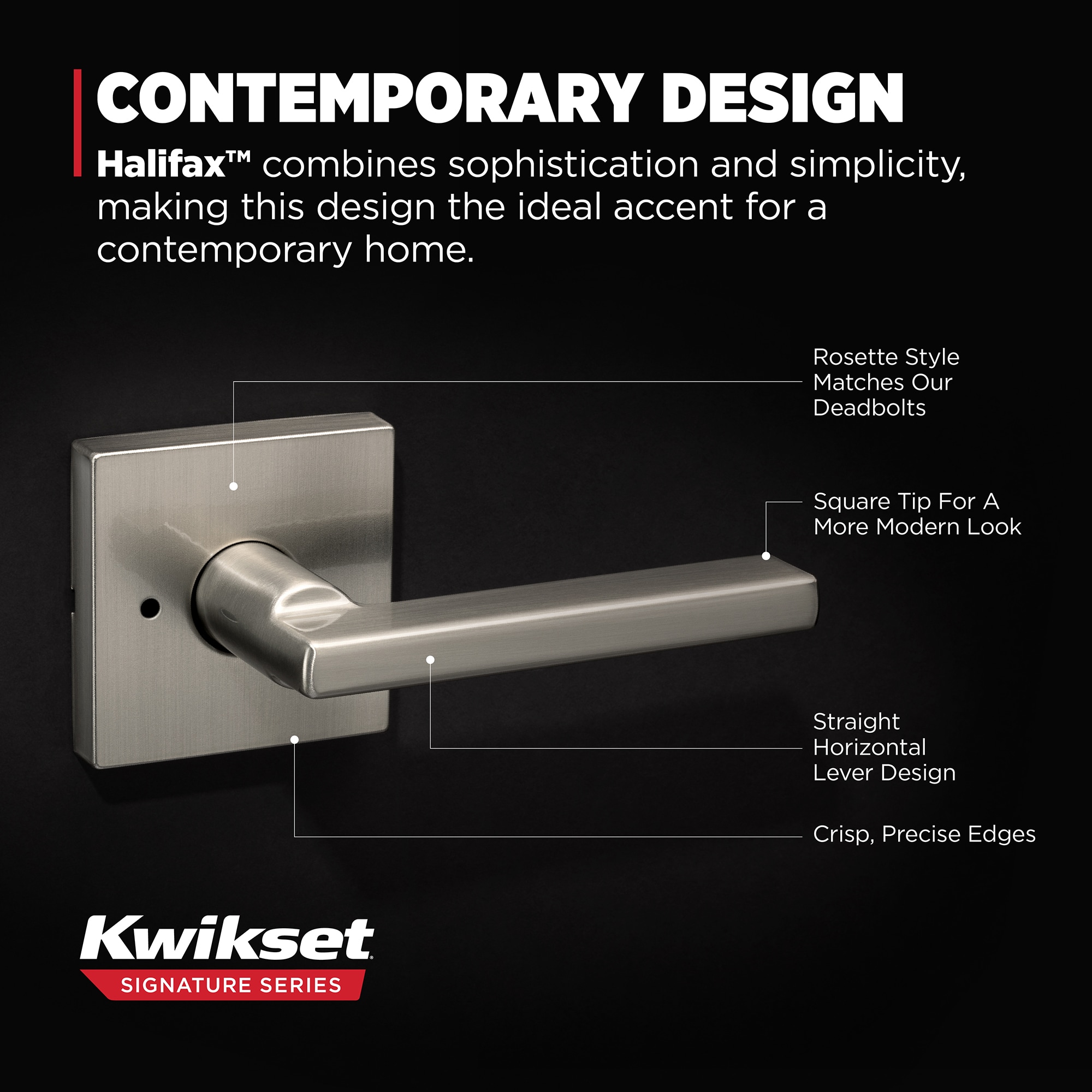 Kwikset Signature Series 730HFL SQT 15 CP Door-Handles - View #3