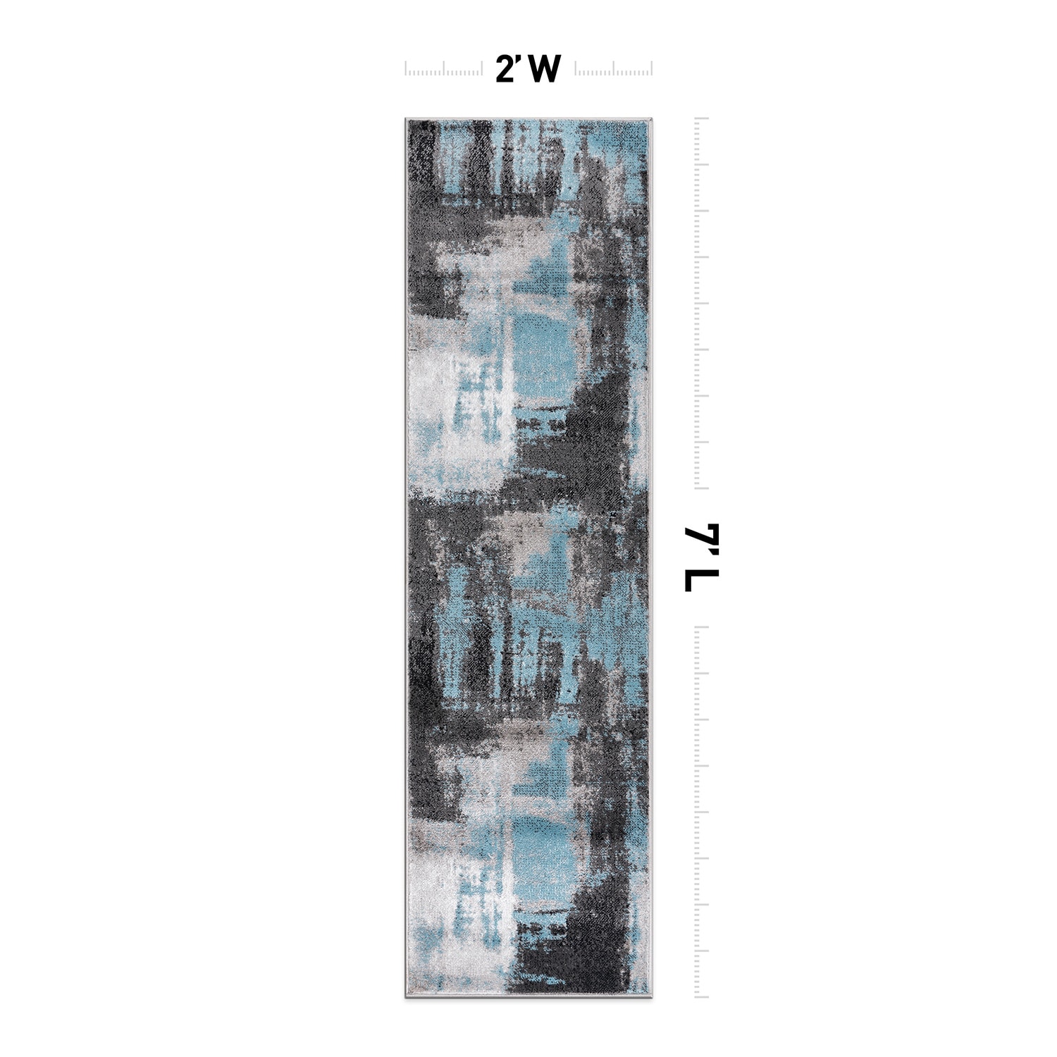 World Rug Gallery 939BLUE2X7 rugs - View #3