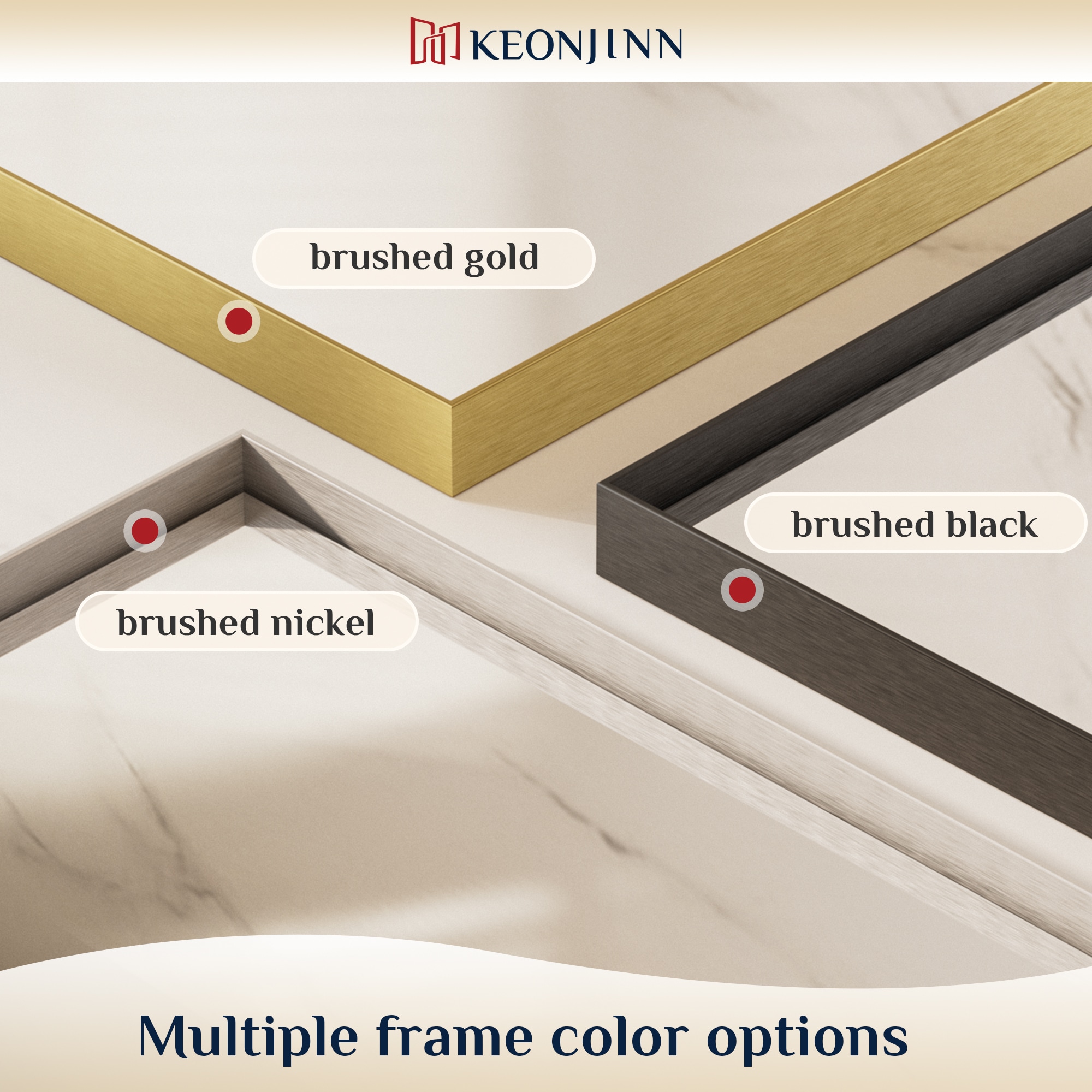 Keonjinn LW-JZ-JSKFJ-18291NI Decor-Mirrors - View #7