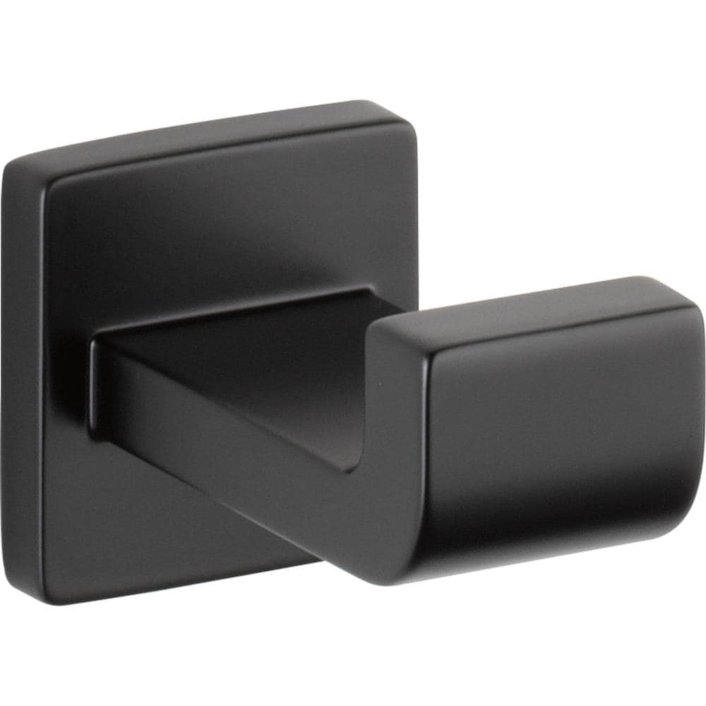 Delta 4-Piece Ara Matte Black Decorative Bathroom Hardware Set with ...