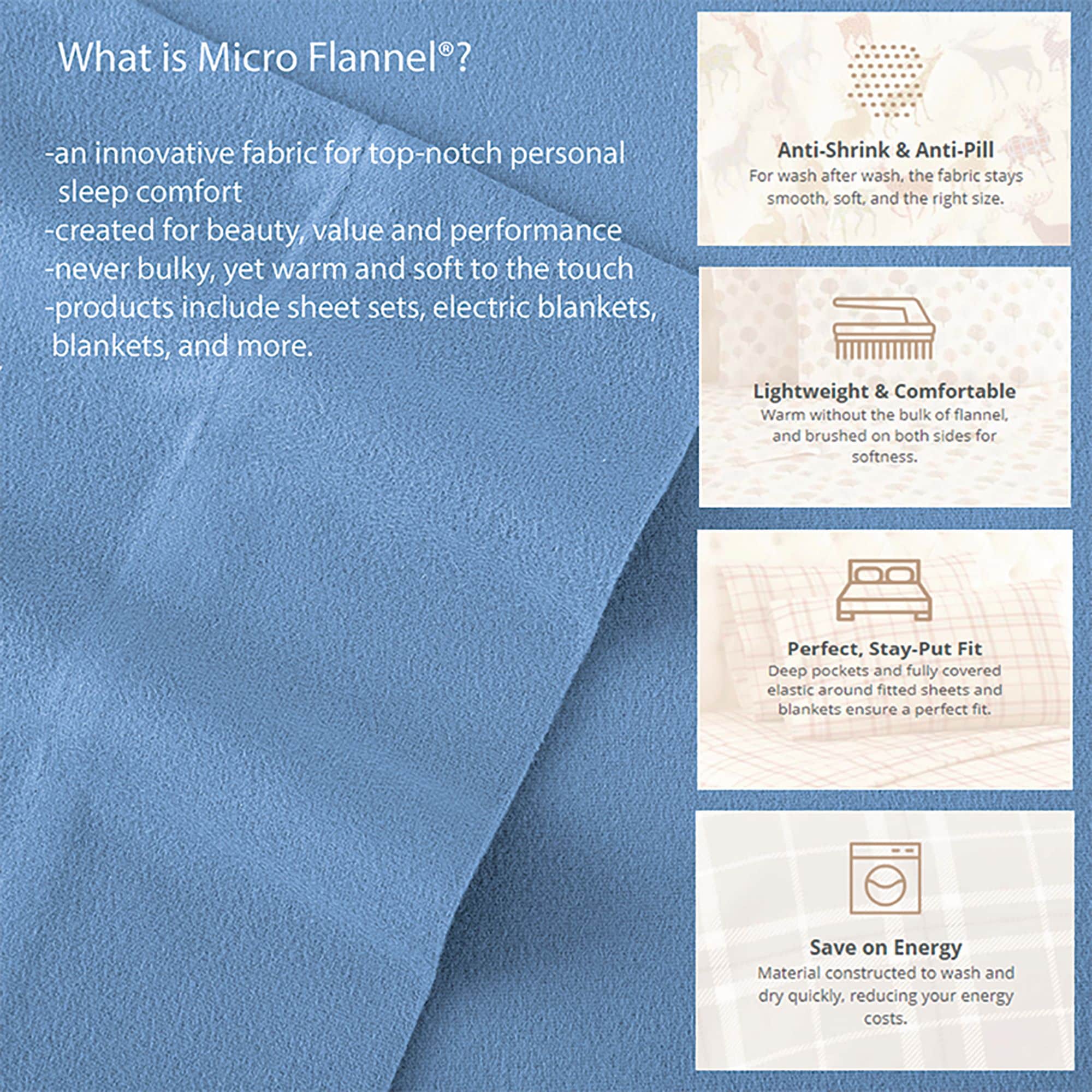 Shavel Home Products MFNSSQNPLM Sheet-Sets - View #5