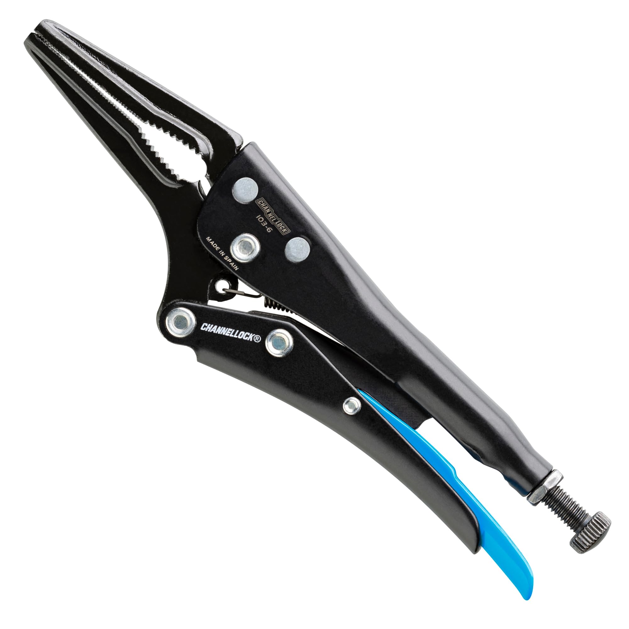 CHANNELLOCK  1036 6inch Long Nose Combination Locking Pliers Forged Steel Epoxy Coating