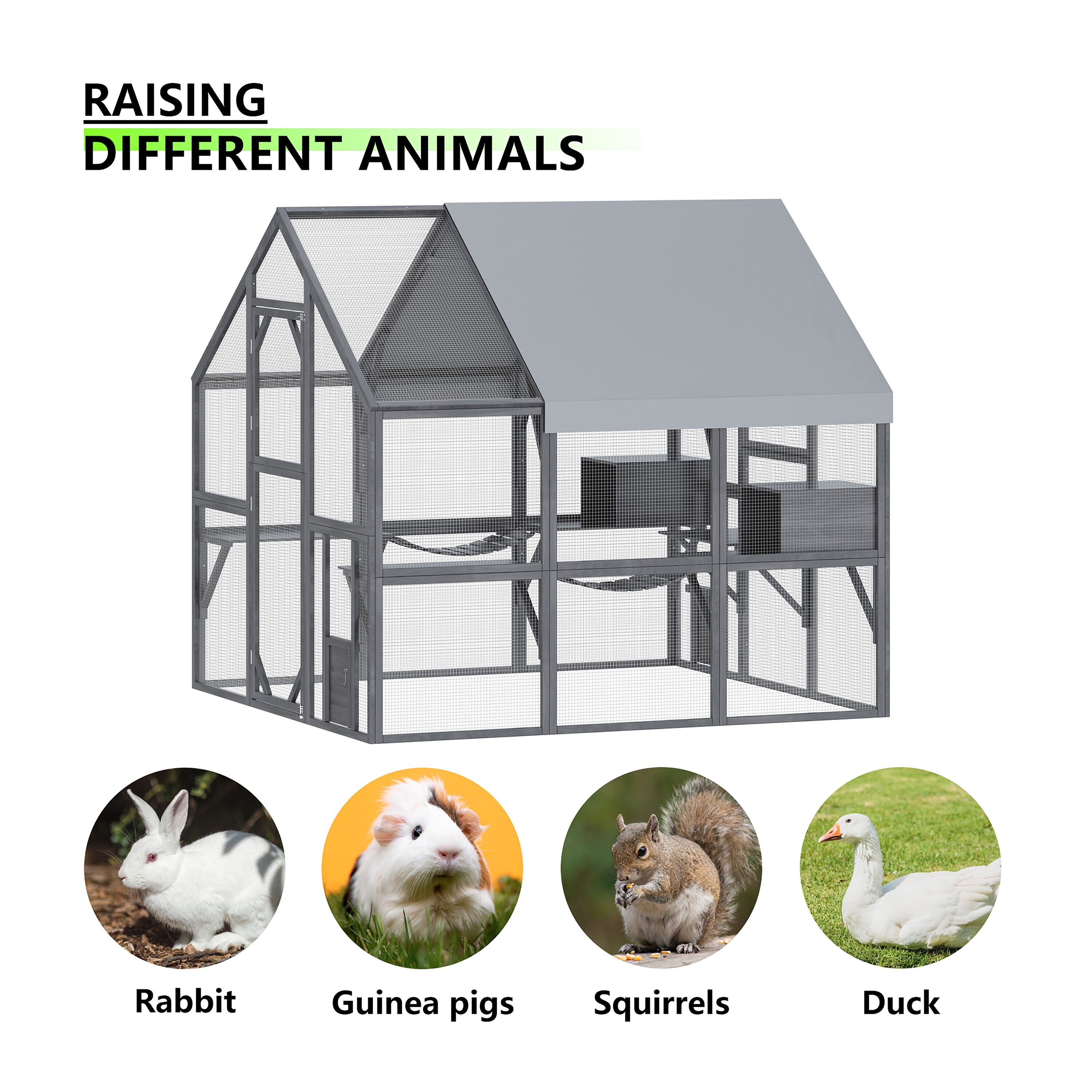 MIDHAM AMKF150158-03+04 Chicken-Coops-Rabbit-Hutches - View #8