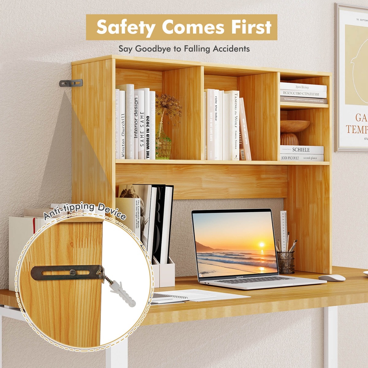 Costway HCST08047 Desktop-Organizers - View #4