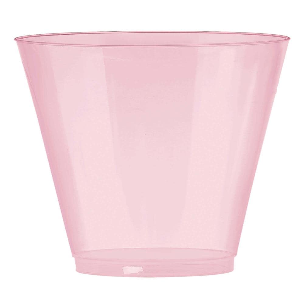 Bright Pink Plastic Cups, 9oz, 72ct