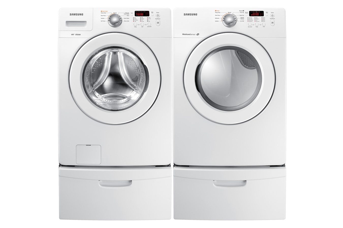 White Samsung Compact Front Load Washer/Dryer Set – Surplus Sales Outlet
