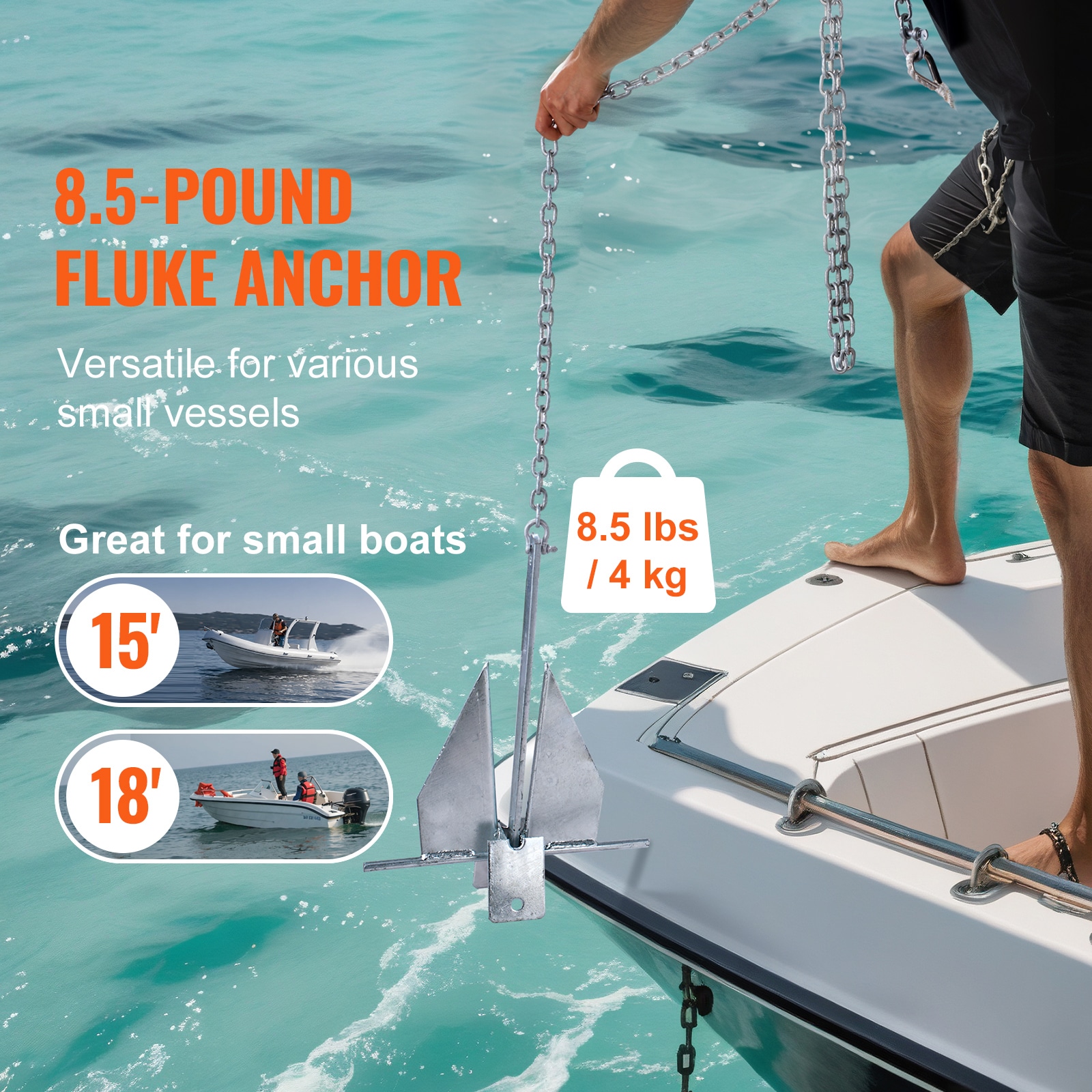 VEVOR FLKMYJTDXG85OW4WUV0 Boat-Anchors - View #5