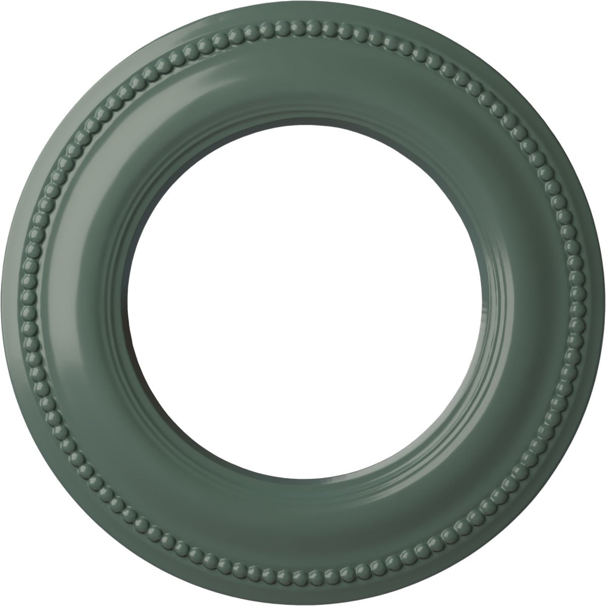 Ekena Millwork CM13BRCBF Bradford Classic 13-in W x 13-in L Painted Cloud Burst Polyurethane Whole Ceiling Medallion