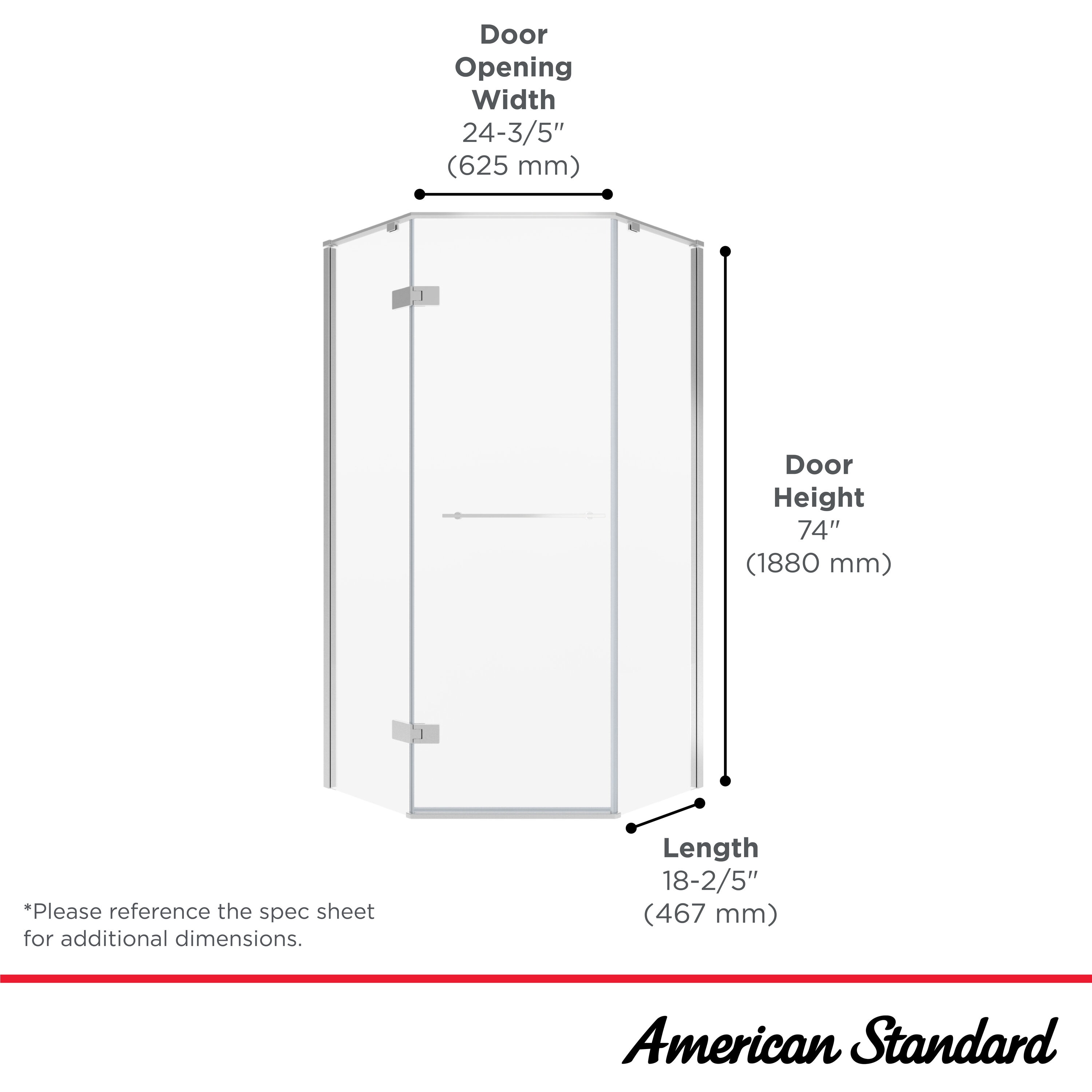 American Standard AM00841400.295 Shower-Doors - View #6