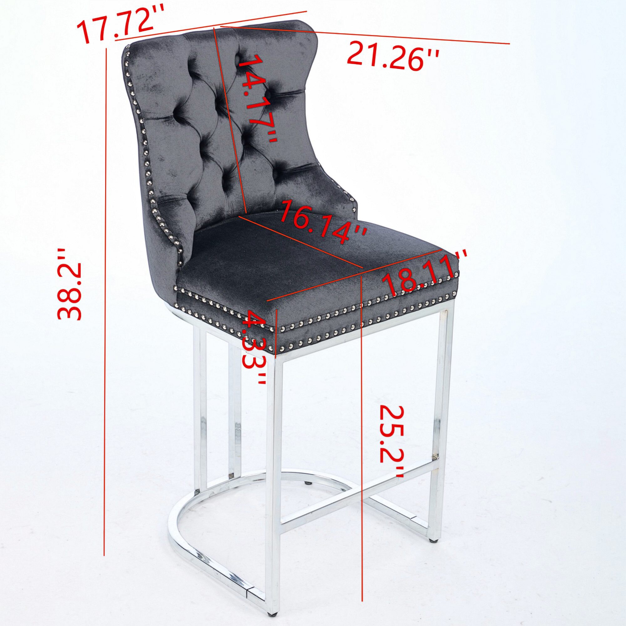 Hrinhom HC-D8003-BLACK stools - View #10