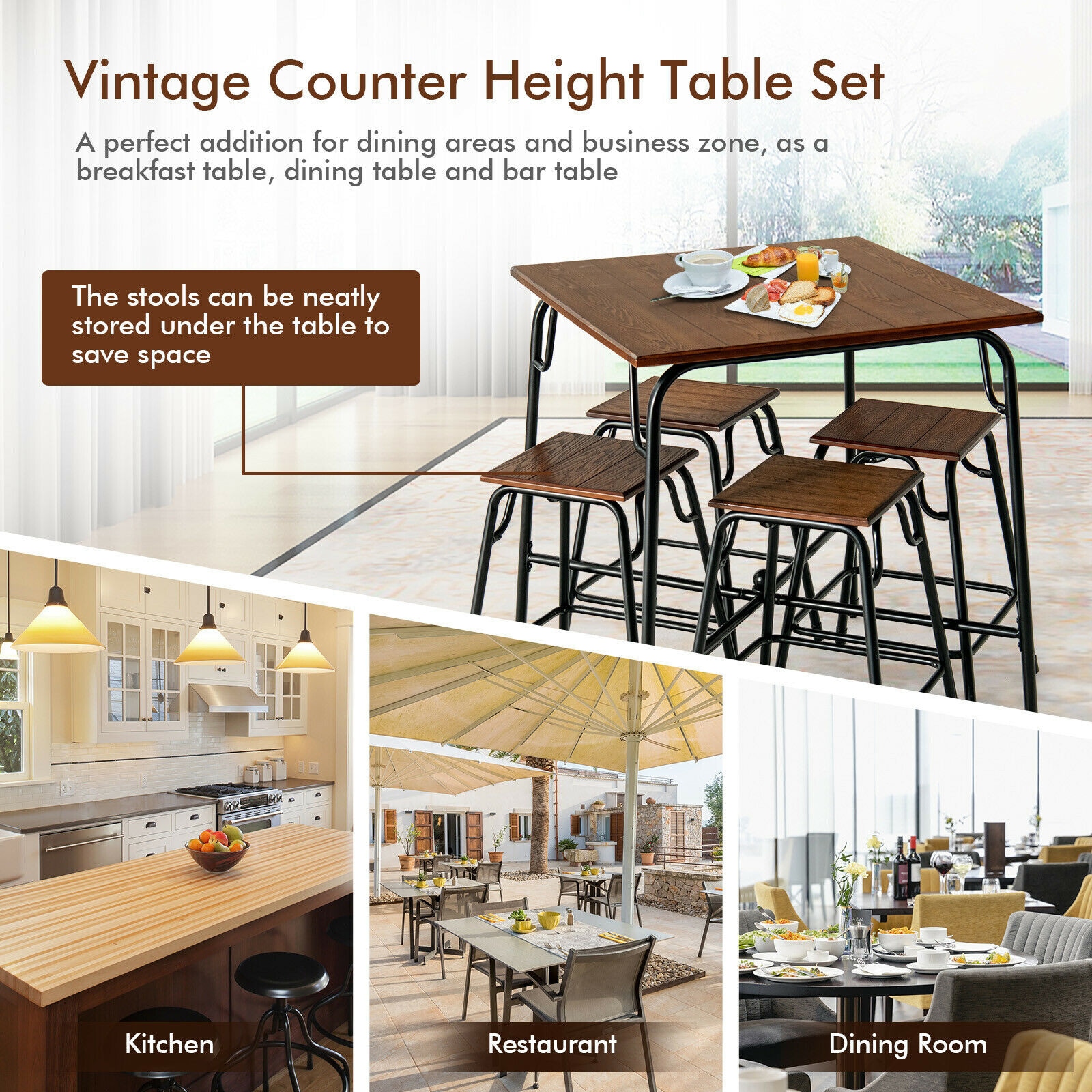Clihome CWCH-JV10AD352CF Patio-Dining-Sets - View #10