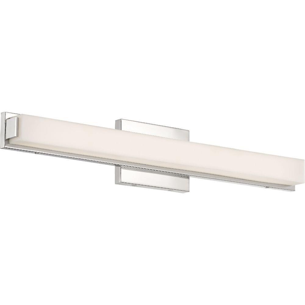 25-in 1-Light Polished Nickel LED Modern/Contemporary Vanity Light at ...