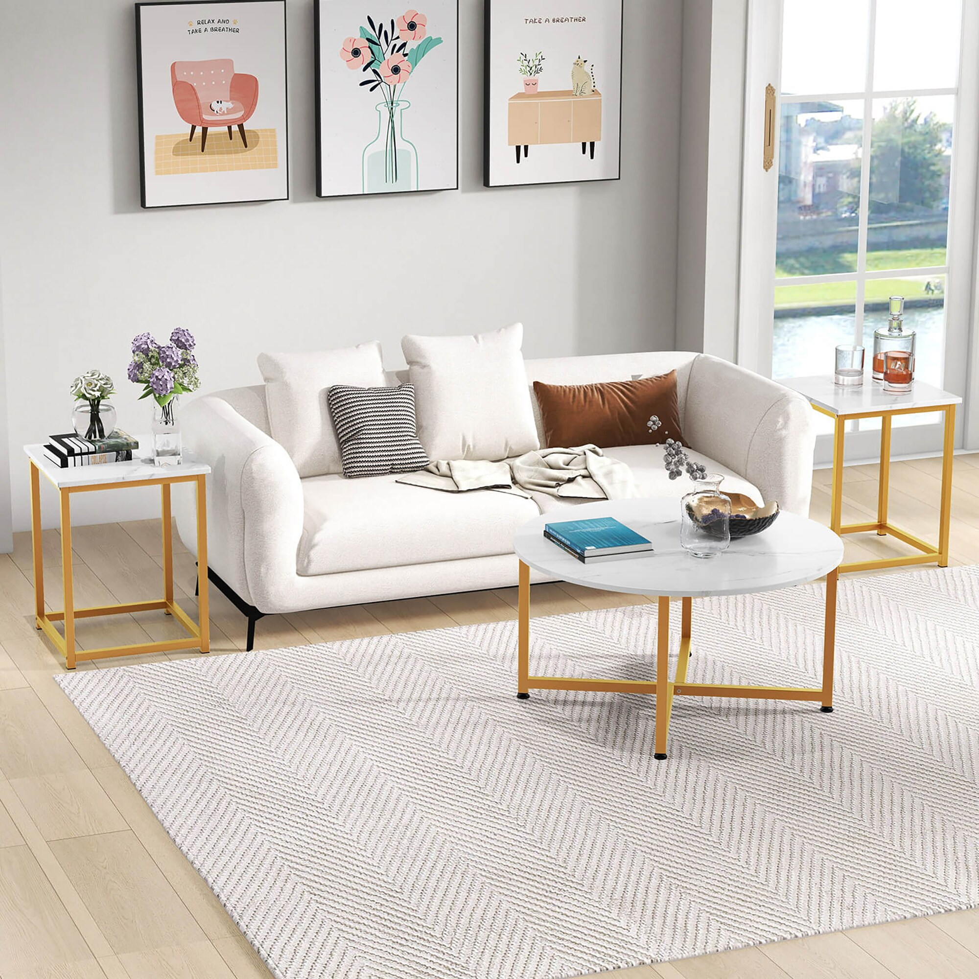 Costway HCST03465 Coffee-Tables - View #8