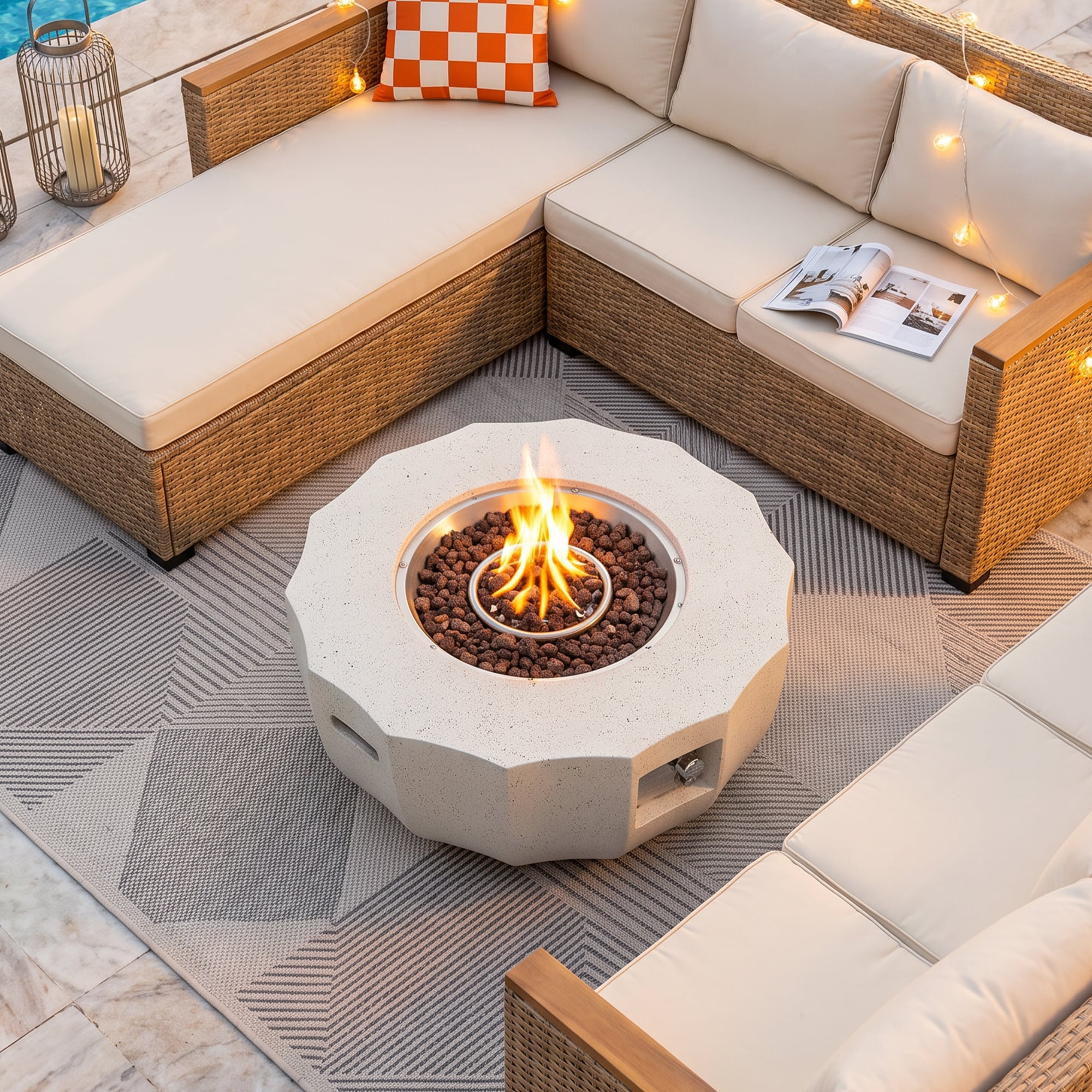 Sunrinx MG16-GAS-08 Outdoor-Gas-Firepits - View #3