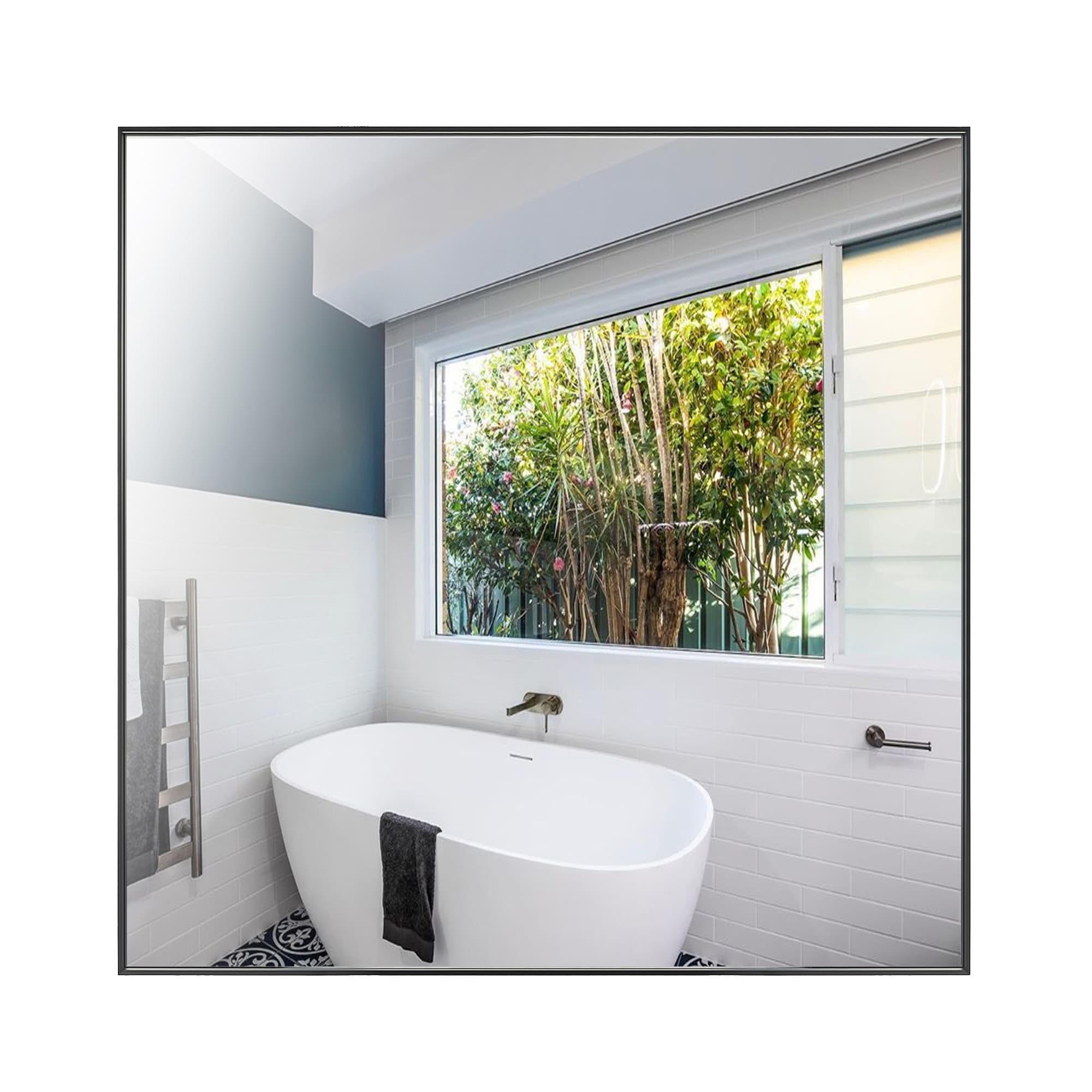 GETLEDEL MR-2527BK Framed-Bath-Mirrors - View #7