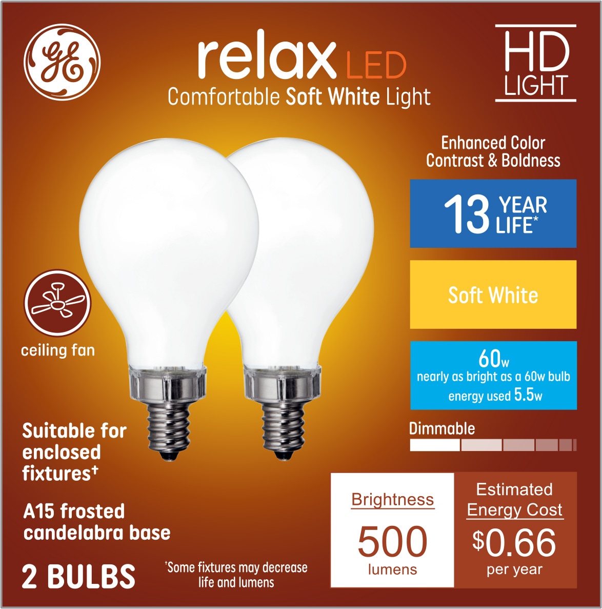 Philips LED 60 Watt Equivalent A19 Soft White Light Bulb 2pk 