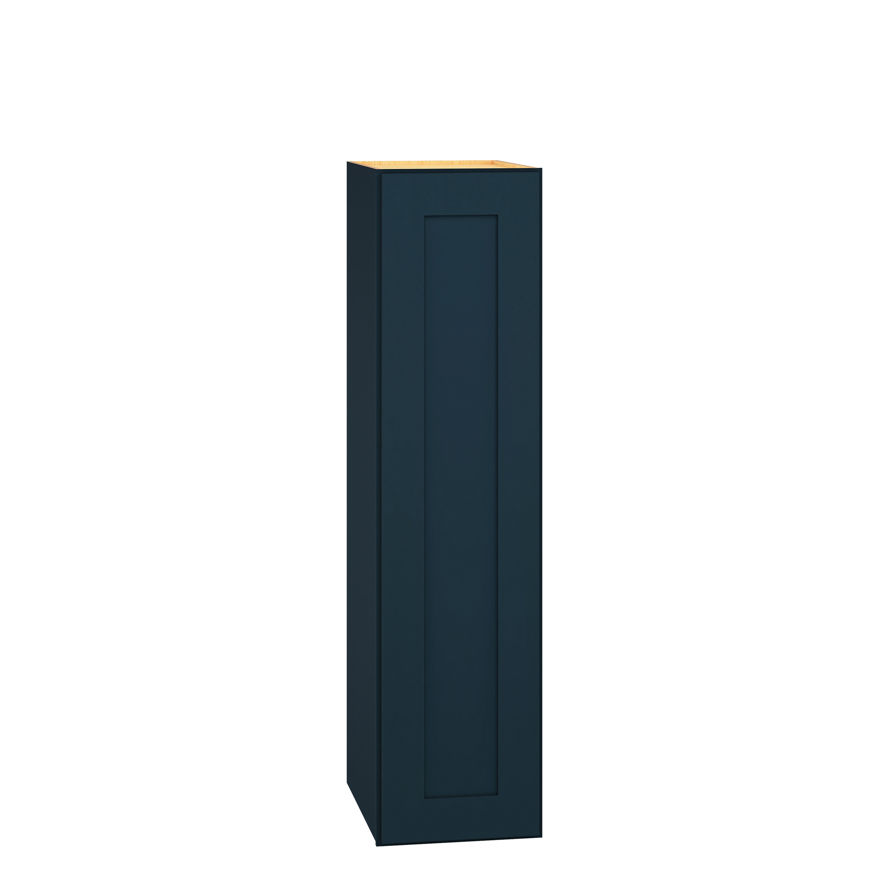 Diamond Express 330 W936R Jamestown 9-in W x 36-in H x 12-in D Regatta Blue Wall Fully assembled Plywood Cabinet (Recessed Panel Shaker)