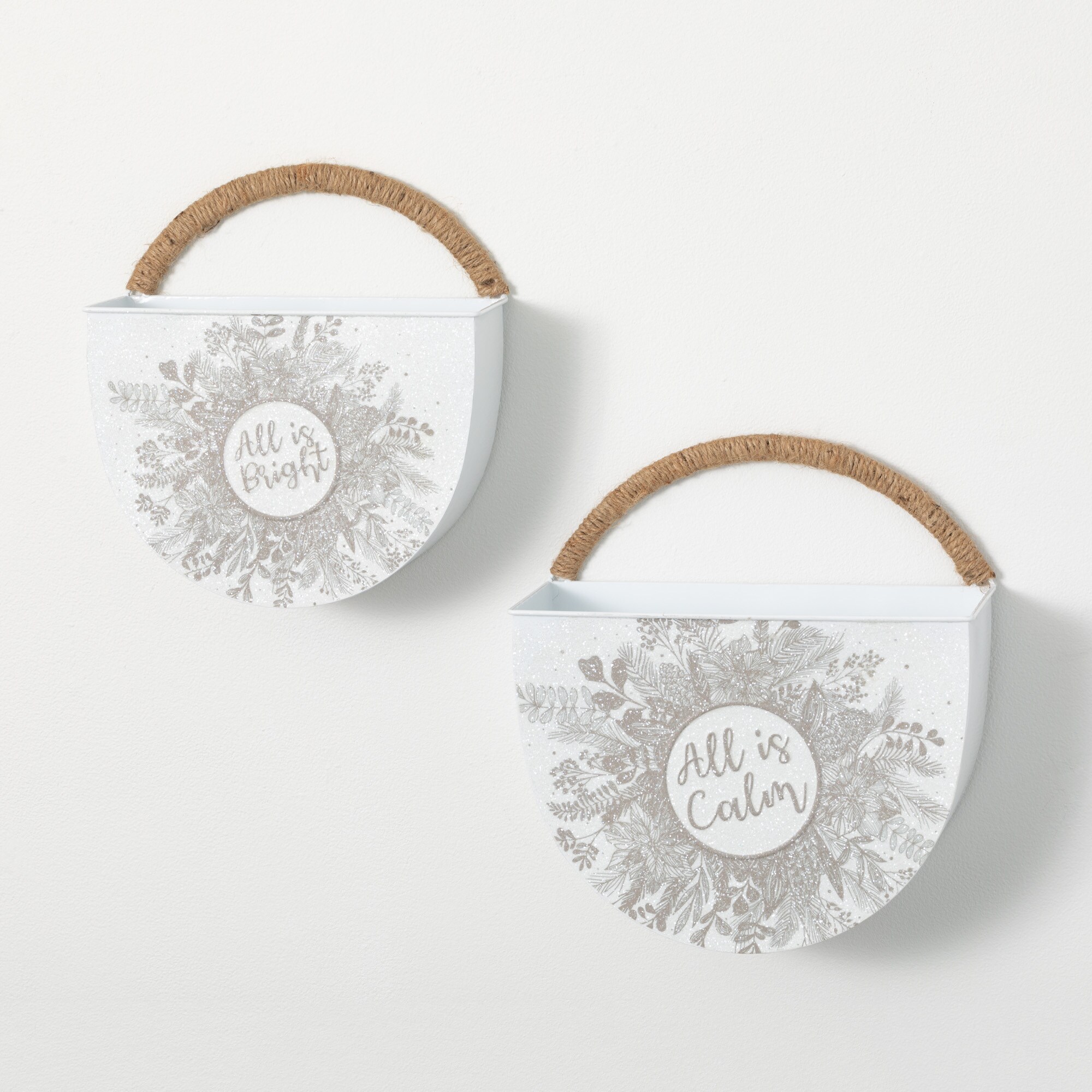 Sullivans MET2000 15-in Decoration Snowflake (2-Pack) Christmas Decor