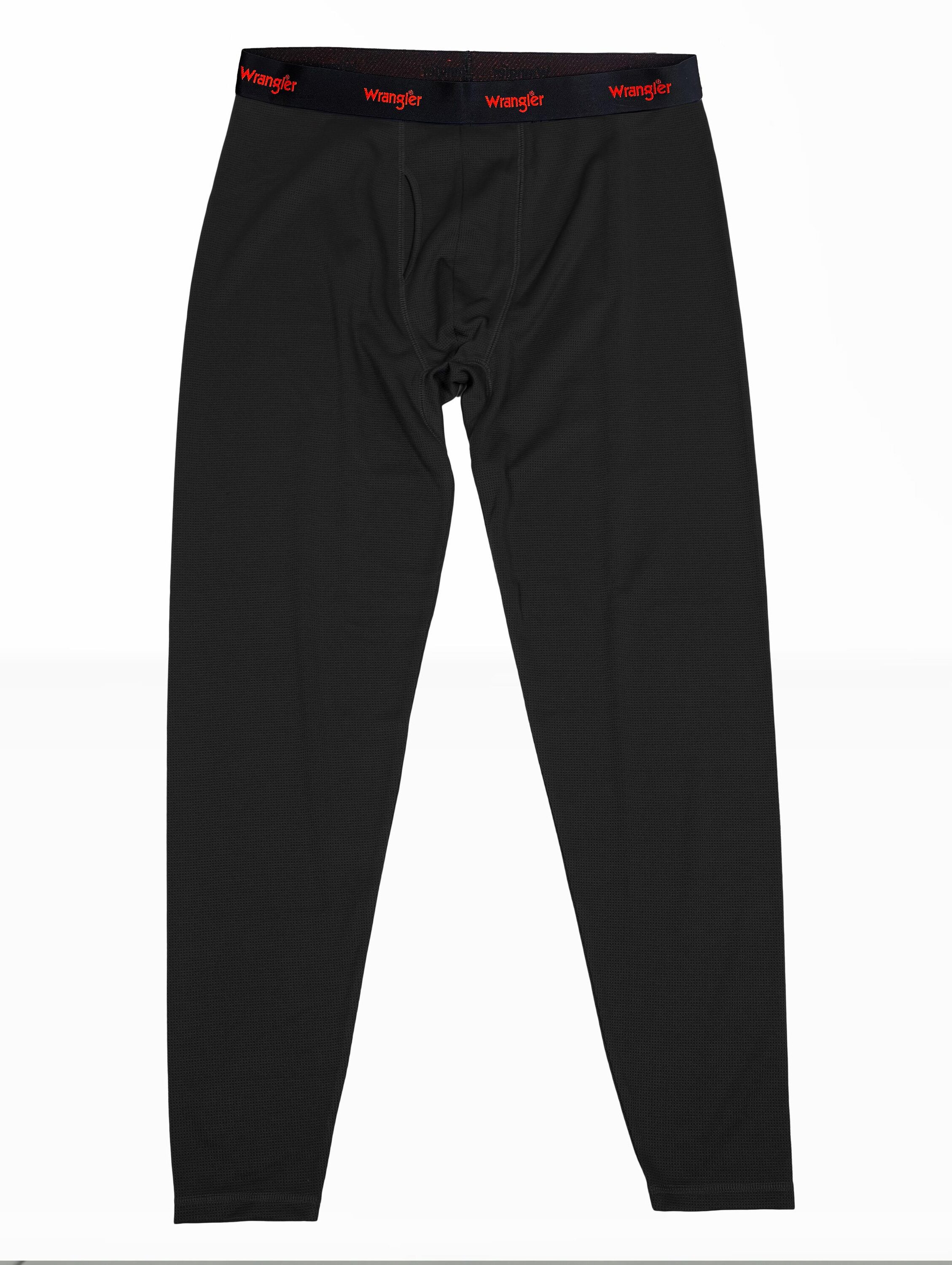 Wrangler Black Polyester Thermal Pants (Medium) in the Thermals department  at 