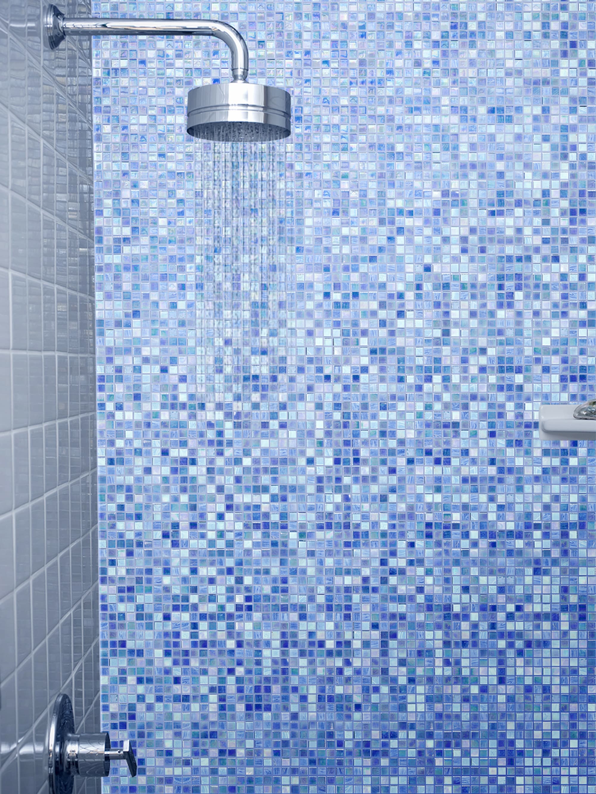 Apollo Tile Mingles Sky Blue 11-1/2-in x 11-1/2-in Glossy Glass Uniform Squares Floor and Wall Tile (18.69-sq. ft/ Carton)
