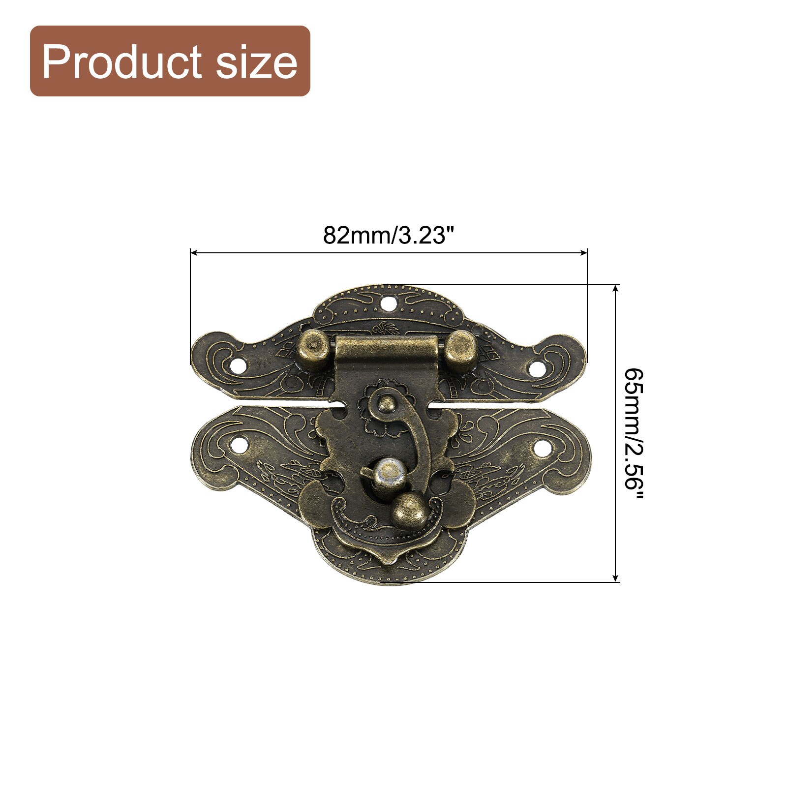 Unique Bargains S25093001UX7501 Cabinet-Latches - View #2