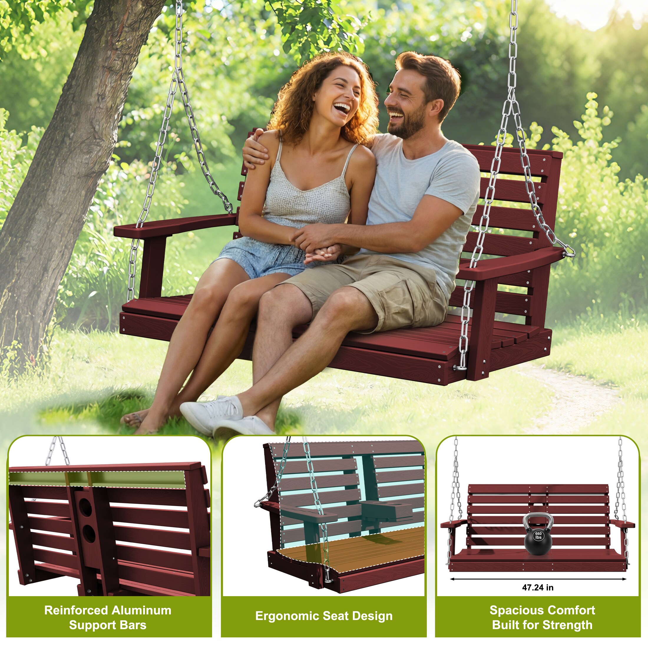Serwall SW-DY-RD Swing-Gliders - View #6