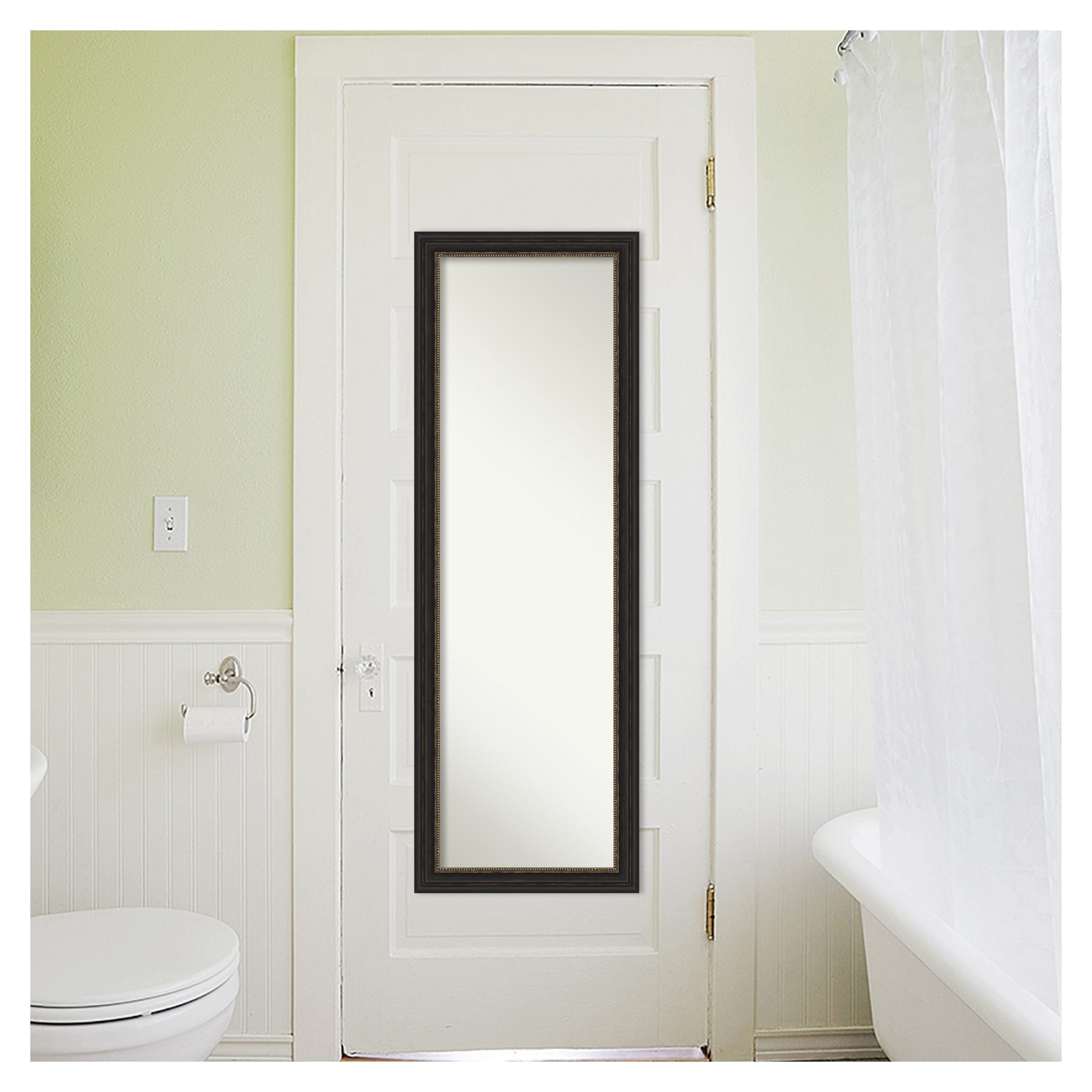 Accent Bronze Full-Length Rectangular Door Mirror