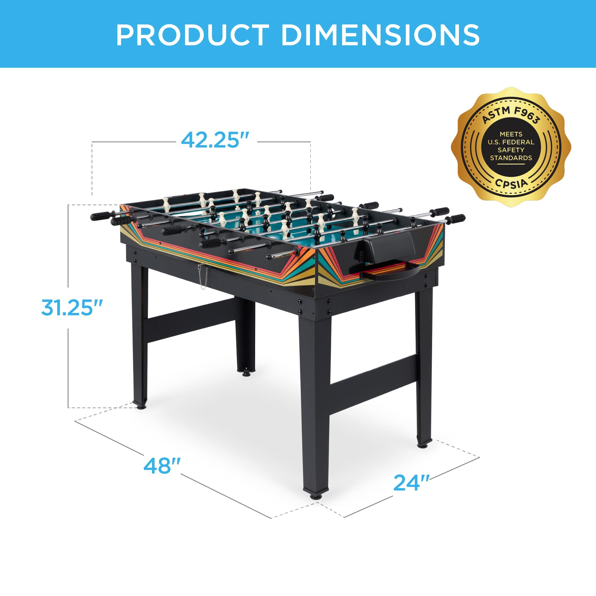 Best Choice Products SKY8360 Multi-Game-Tables - View #6
