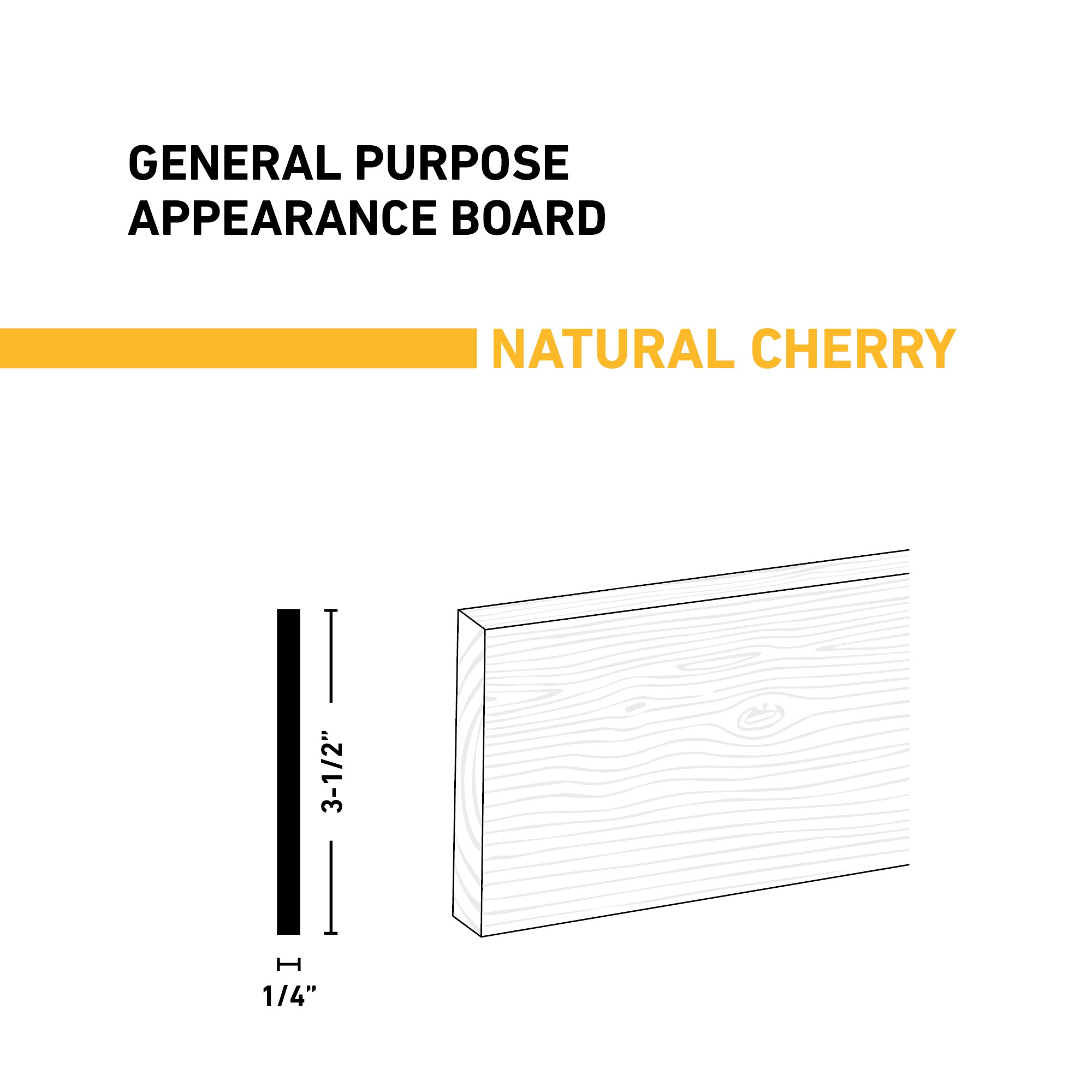 Ornamental Mouldings BRDNAT 1-4X4X2CHER Appearance-Boards - View #2