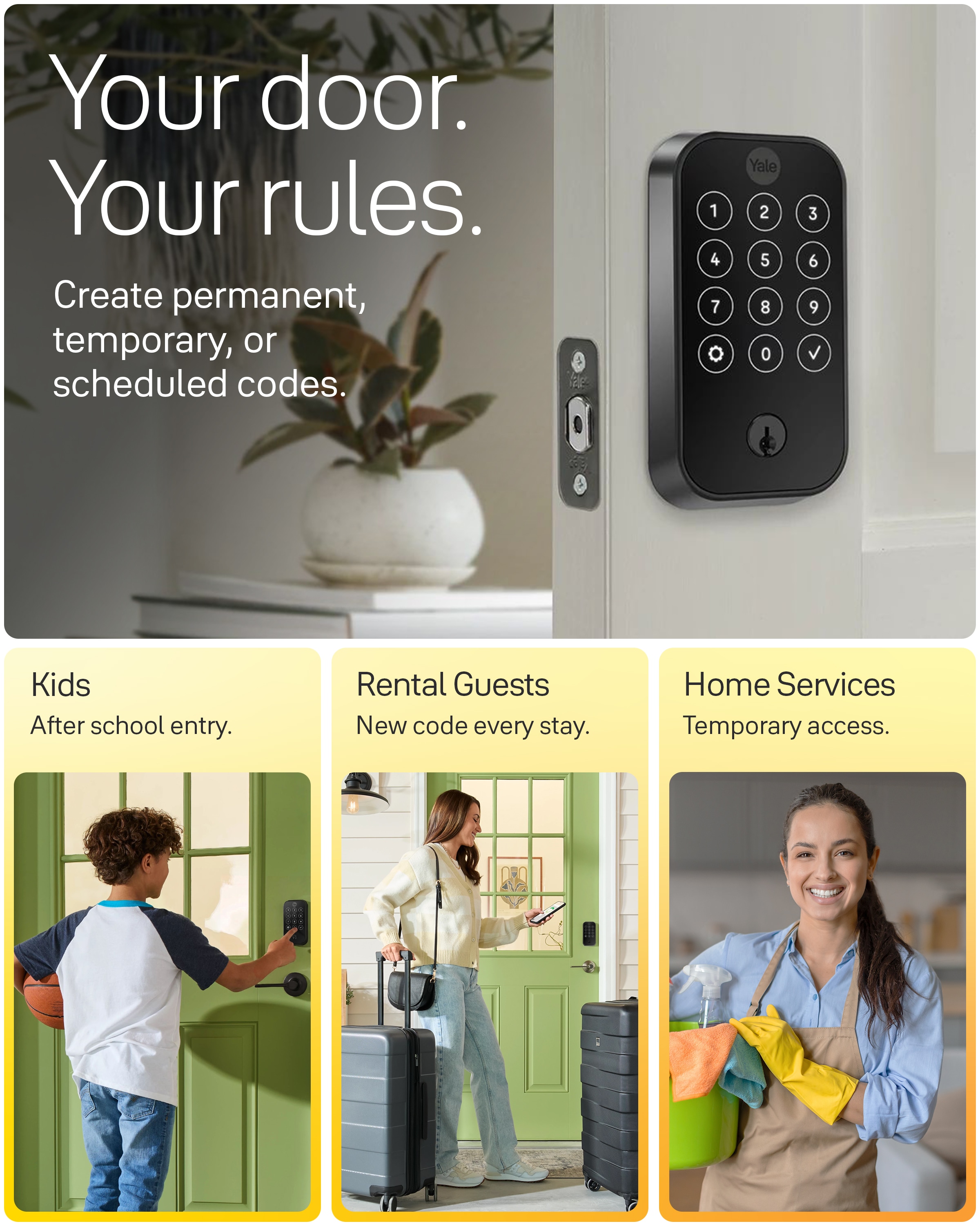 Yale YRD420-BLE-619 Electronic-Door-Locks - View #3