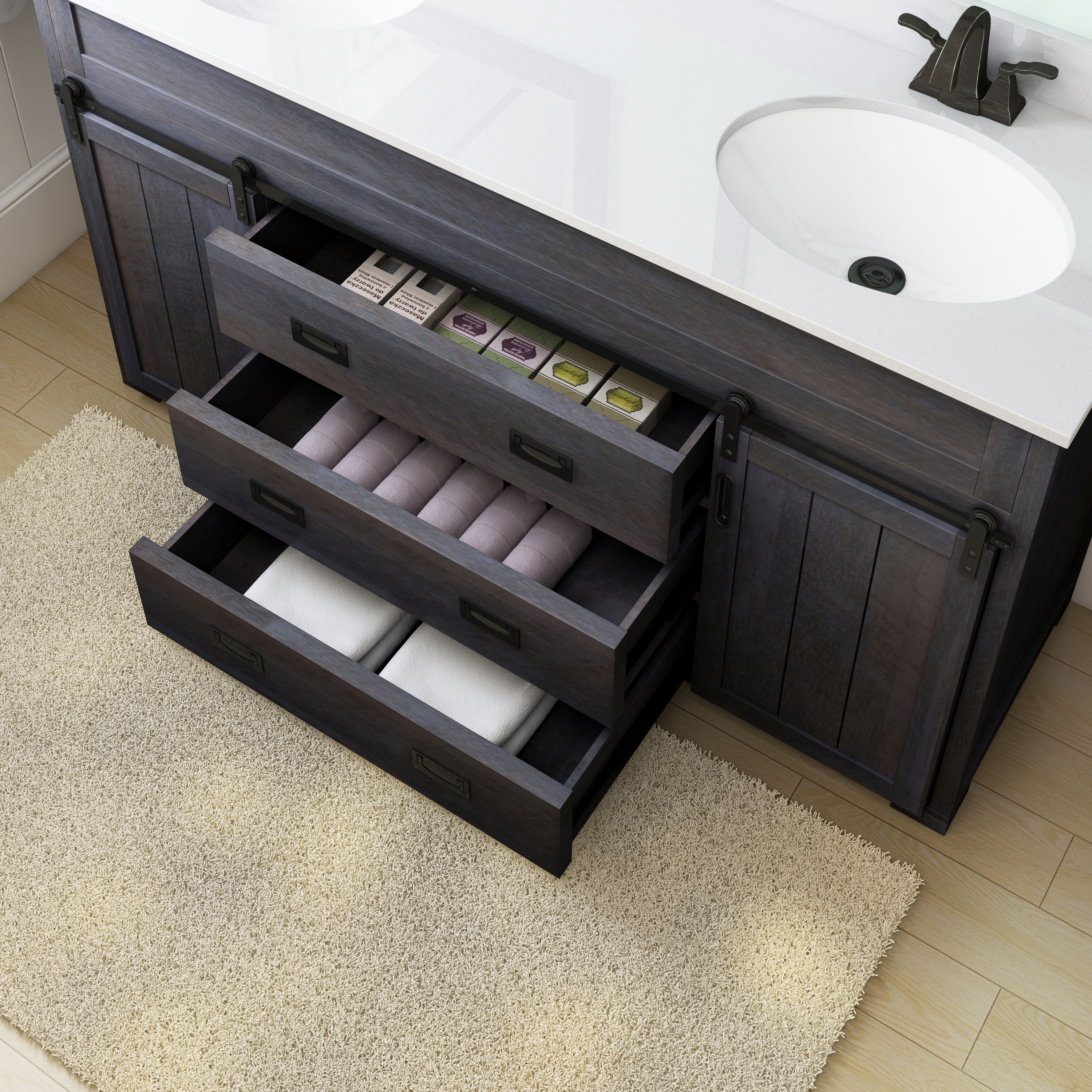 Style Selections WSL60BHV Bath-Vanity-Combo - View #4