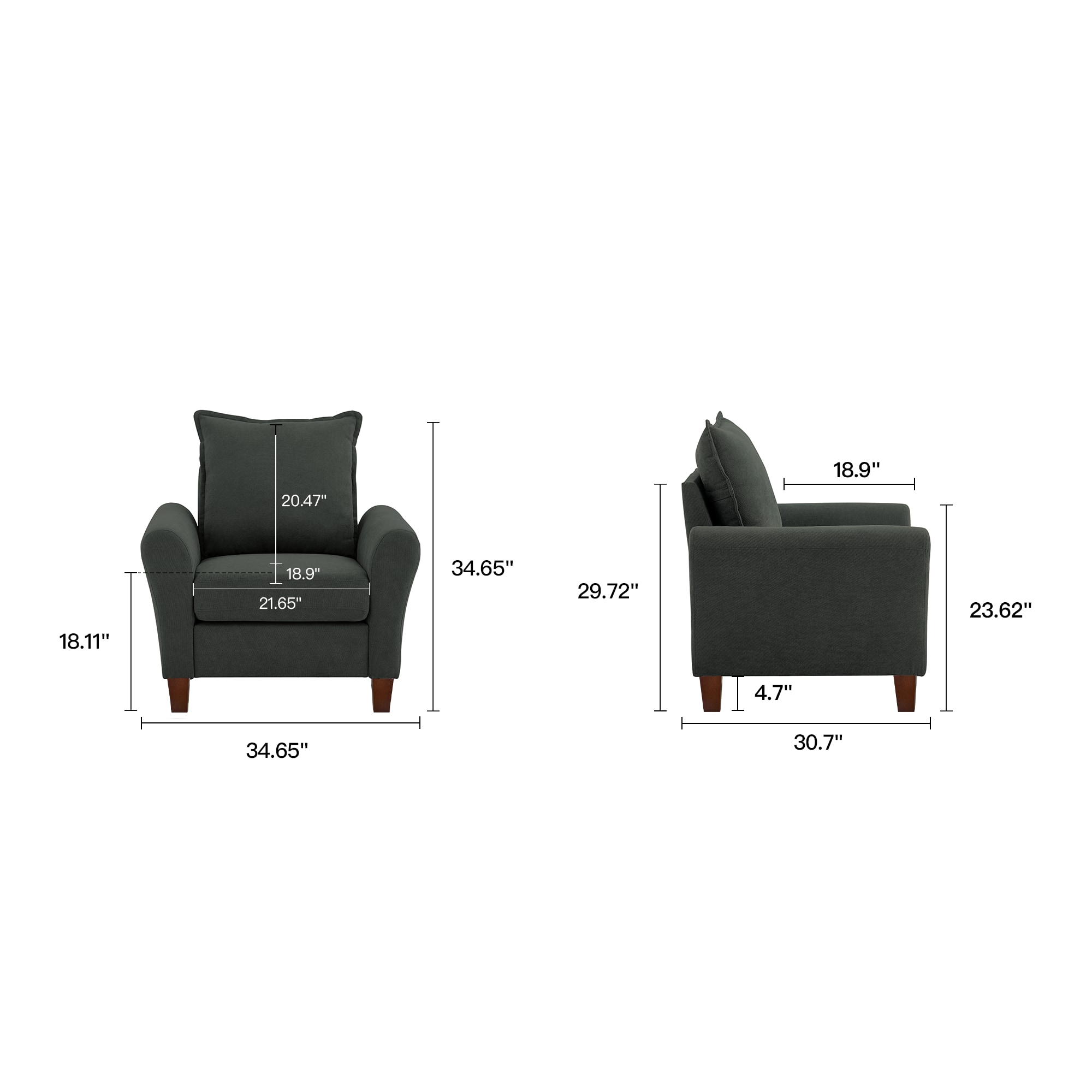 Jarenie YMX02-BK chairs - View #7