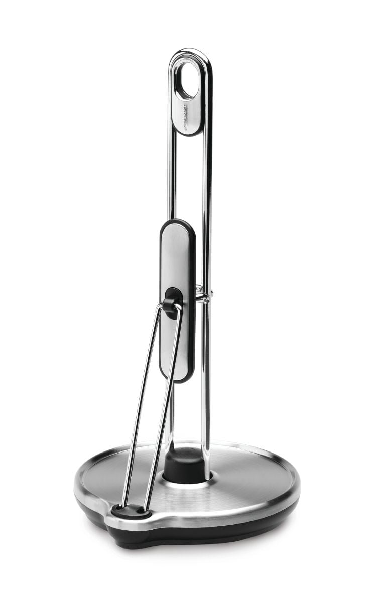 simplehuman Tension Arm Standing Paper Towel Holder, Brushed Stainless  Steel 