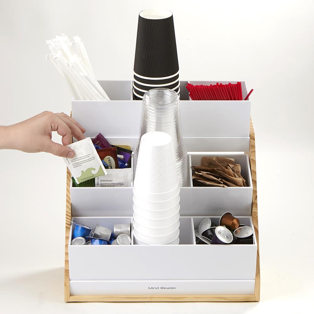 Mind Reader COMP9WD-WHT Coffee-Beverage-Organizers - View #5