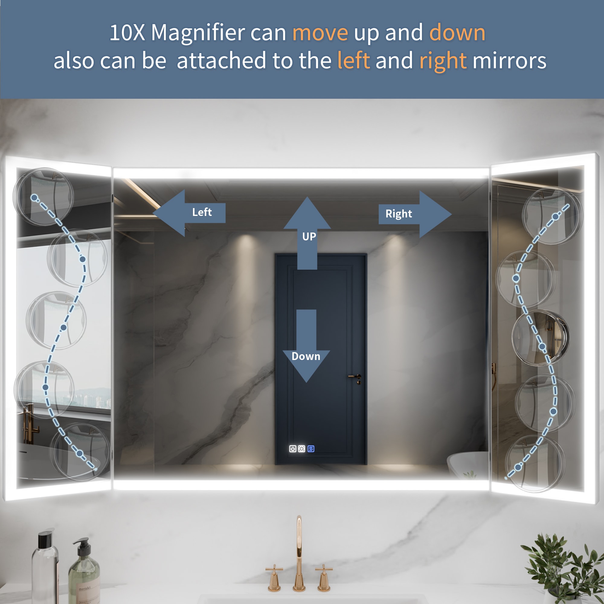 ExBrite EXBM6636V9FB Framed-Bath-Mirrors - View #8