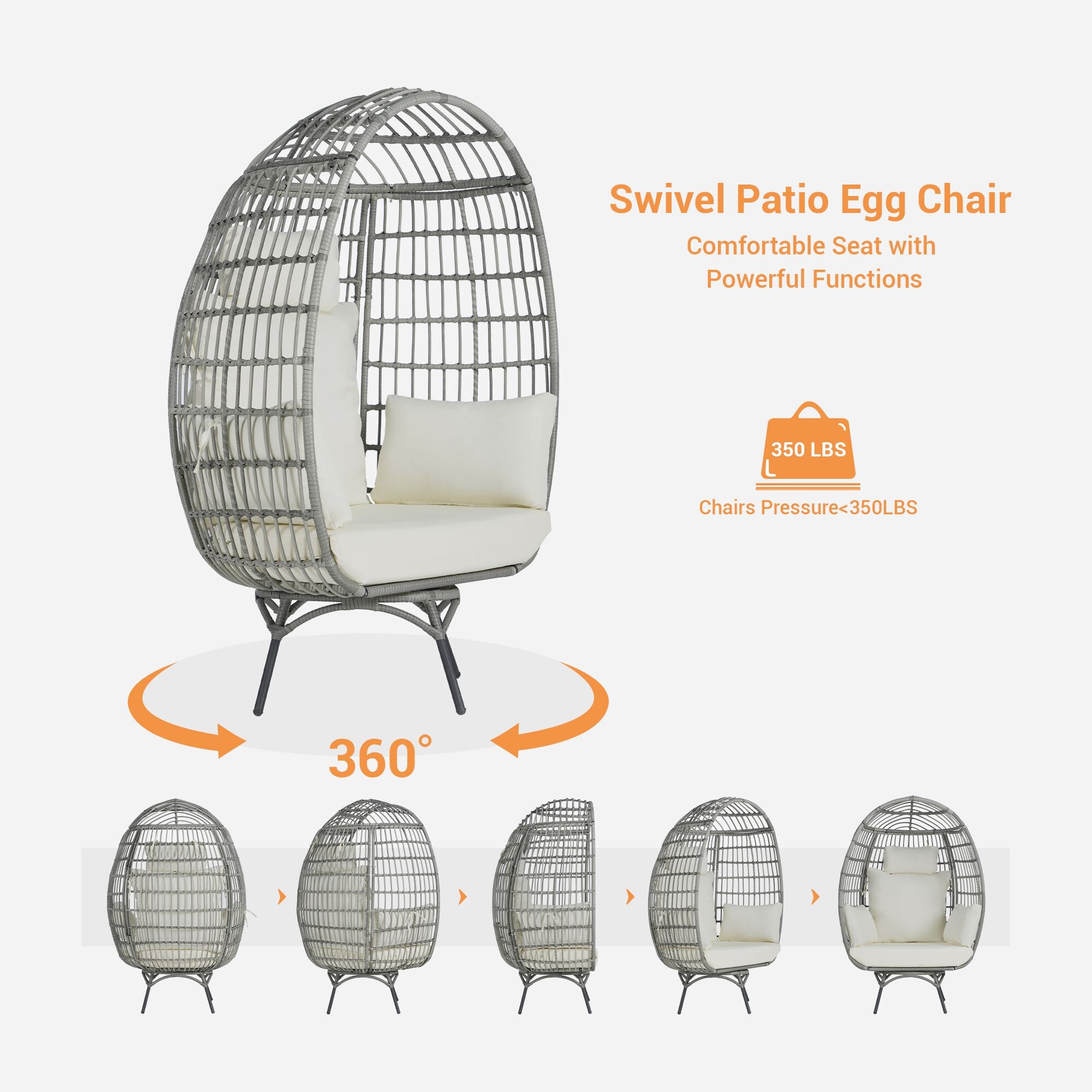 SANSTAR L-RJDC61BE Patio-Chairs - View #5
