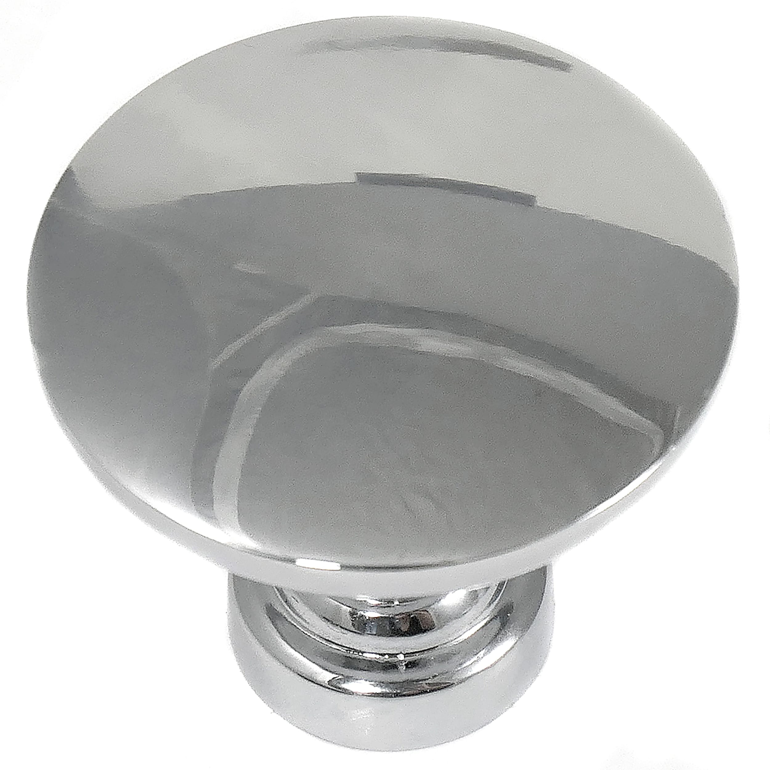 MNG Hardware 86026 Soho 1-1/8-in Polished Chrome Round Transitional Cabinet Knob