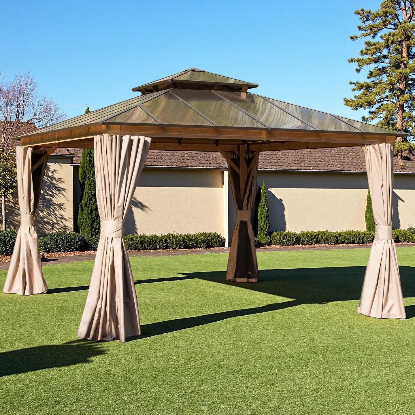 ToolCat BZ2-35-PW Wood-Resin-Gazebos - View #11