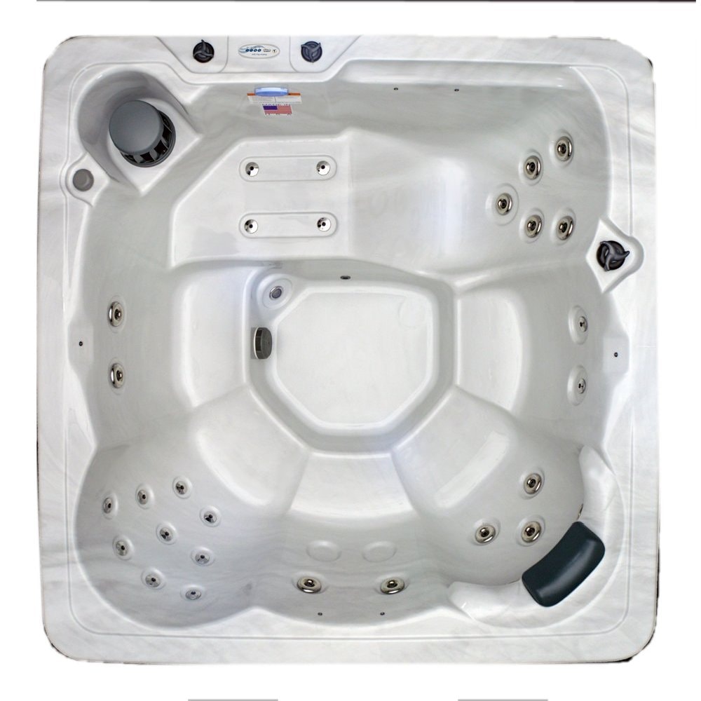 Hudson Bay Spas 6 Person 29 Jet Square Hot Tub In The Hot Tubs And Spas Department At