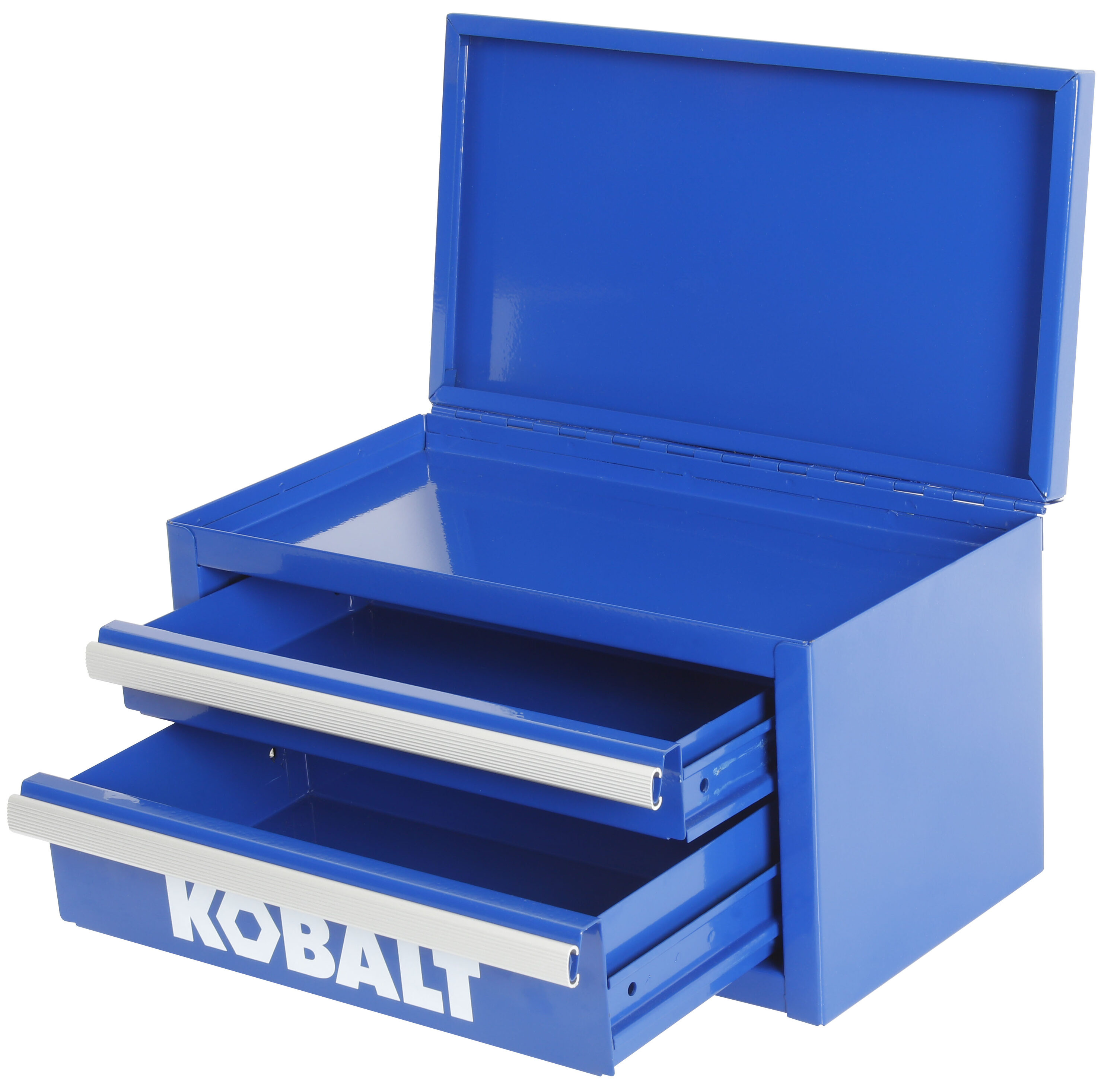 Kobalt, Storage & Organization, Kobalt Mini Toolbox 83in Friction 2drawer  White Steel Tool Box