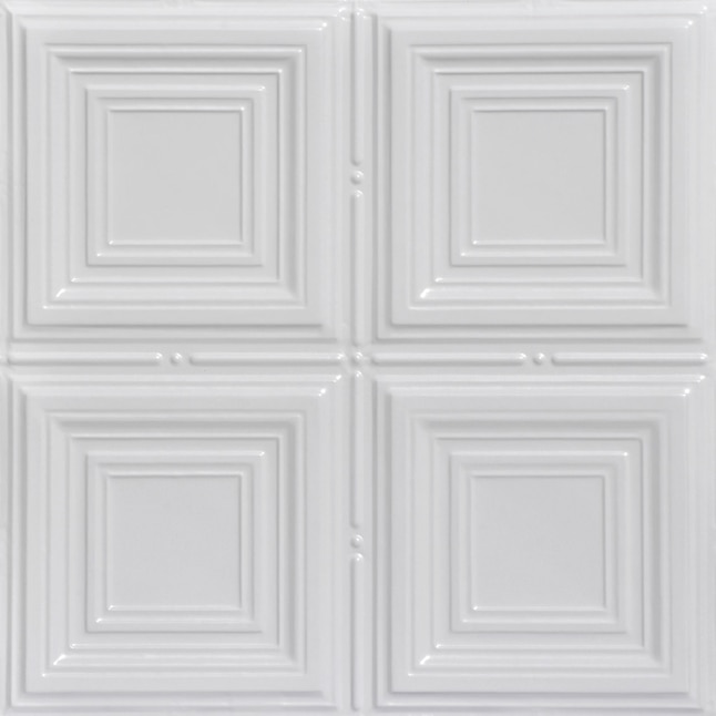 Cubism White Steel Drop Ceiling Tile