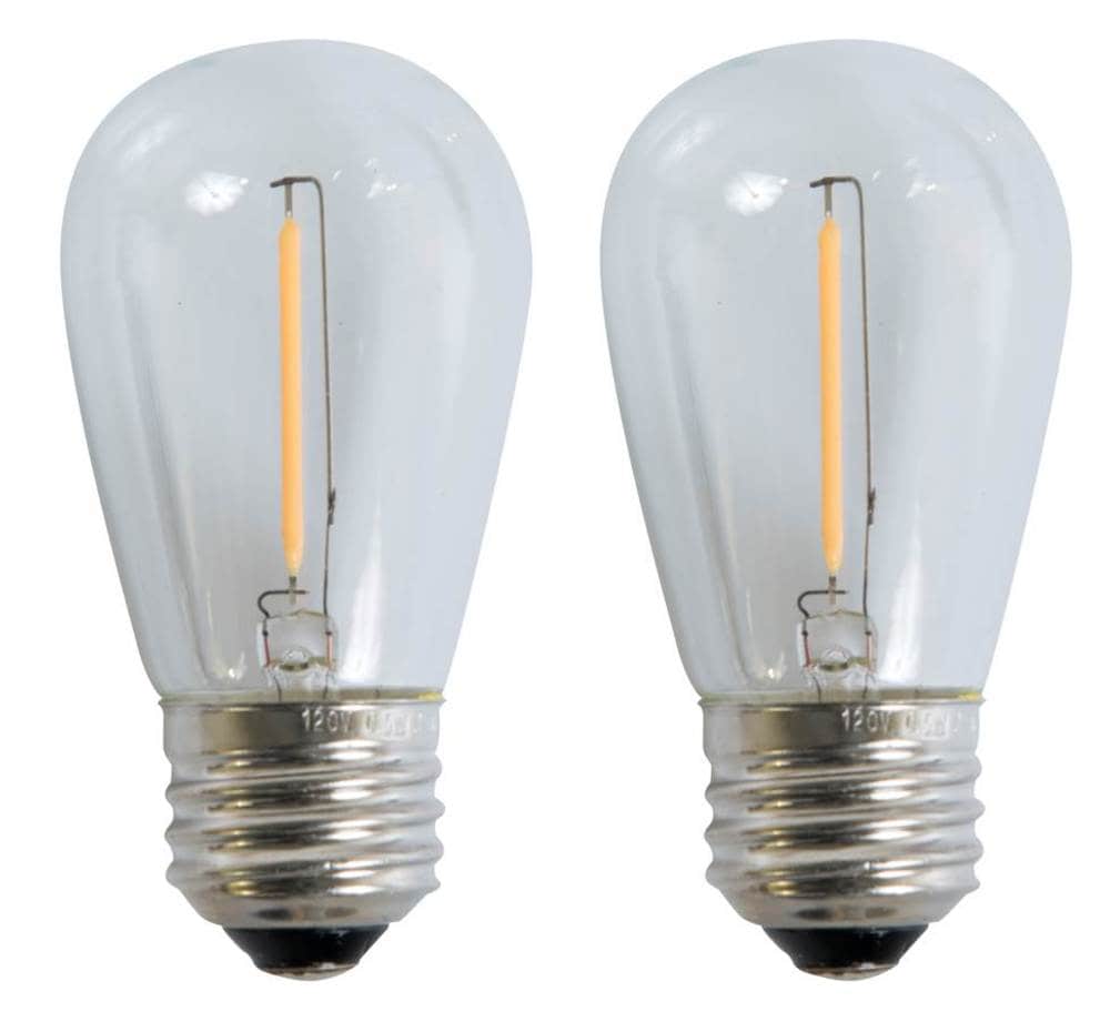 Litex White LED Bubble String Light Bulbs in the String Light Bulbs & Fuses  department at