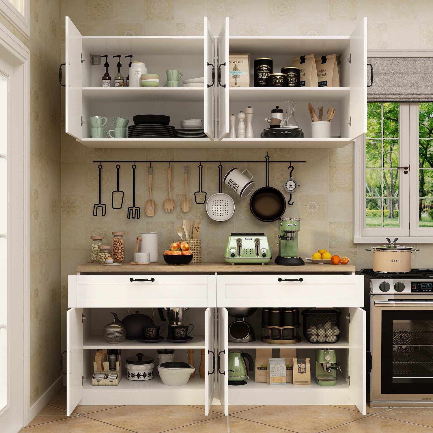 FUFU&GAGA LJY-KF210186-01+02 Dining-Kitchen-Storarge - View #2