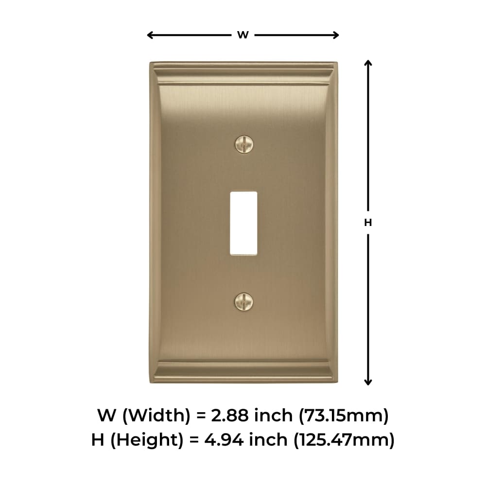 Amerock BP36500BBZ Electrical-Wall-Plates - View #4